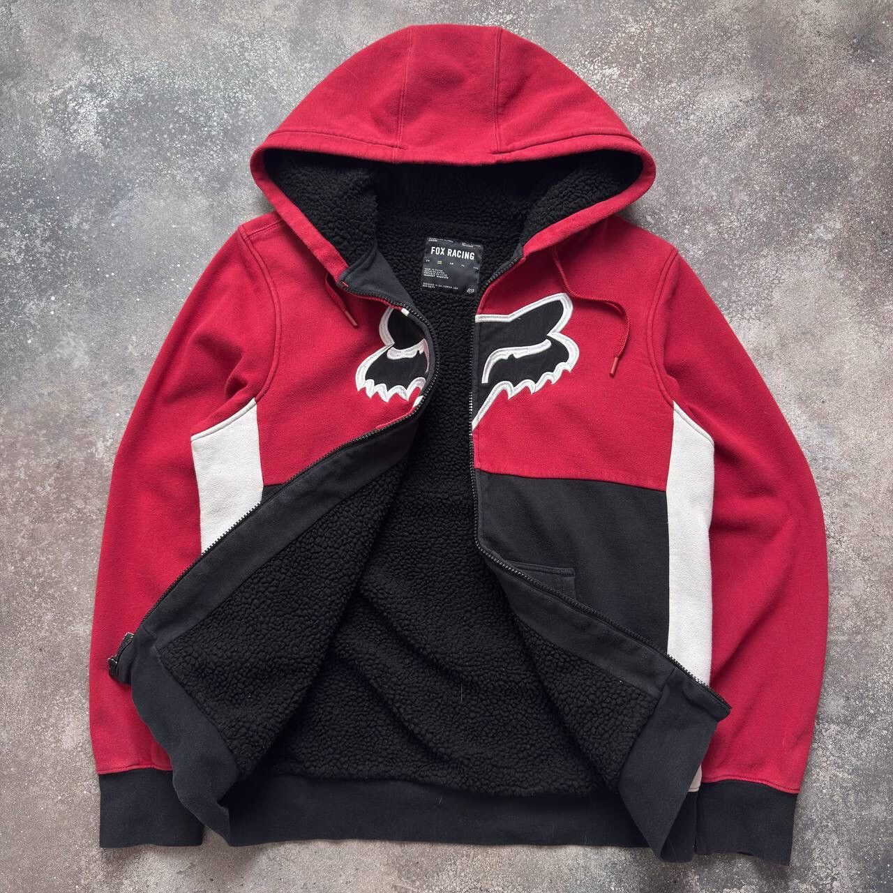 Affliction × Fox Racing Fox Racing Vintage Y2K Big Logo Zip Hoodie Size US M / EU 48-50 / 2 - 2 Thumbnail