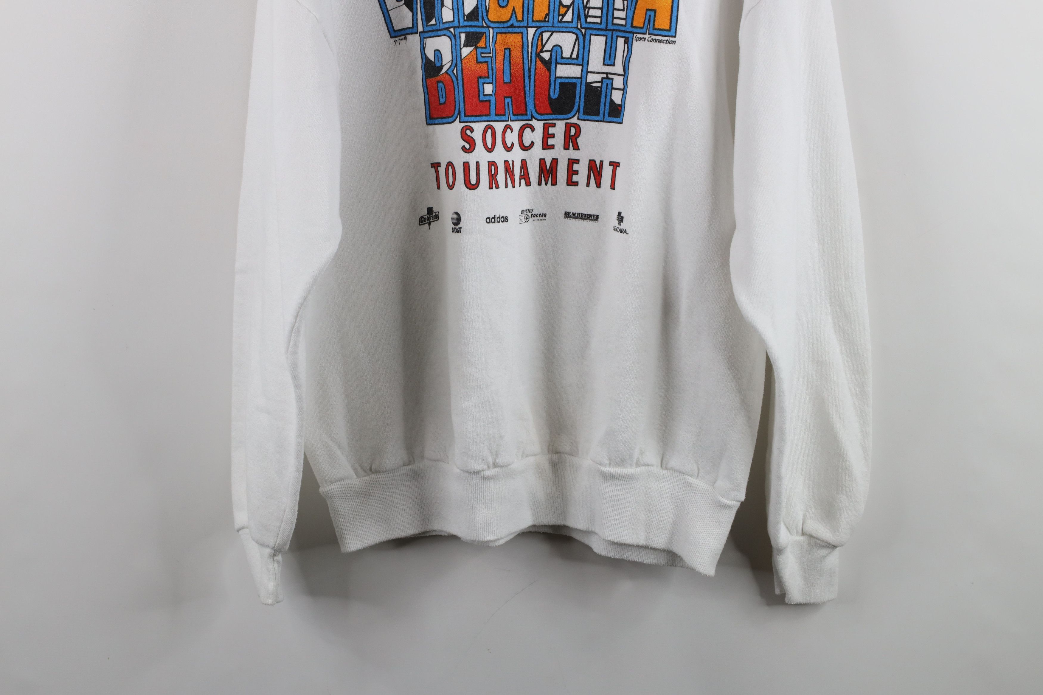Vintage Vintage 90s Columbus Day Soccer Tournament Sweatshirt USA Size US L / EU 52-54 / 3 - 15 Thumbnail