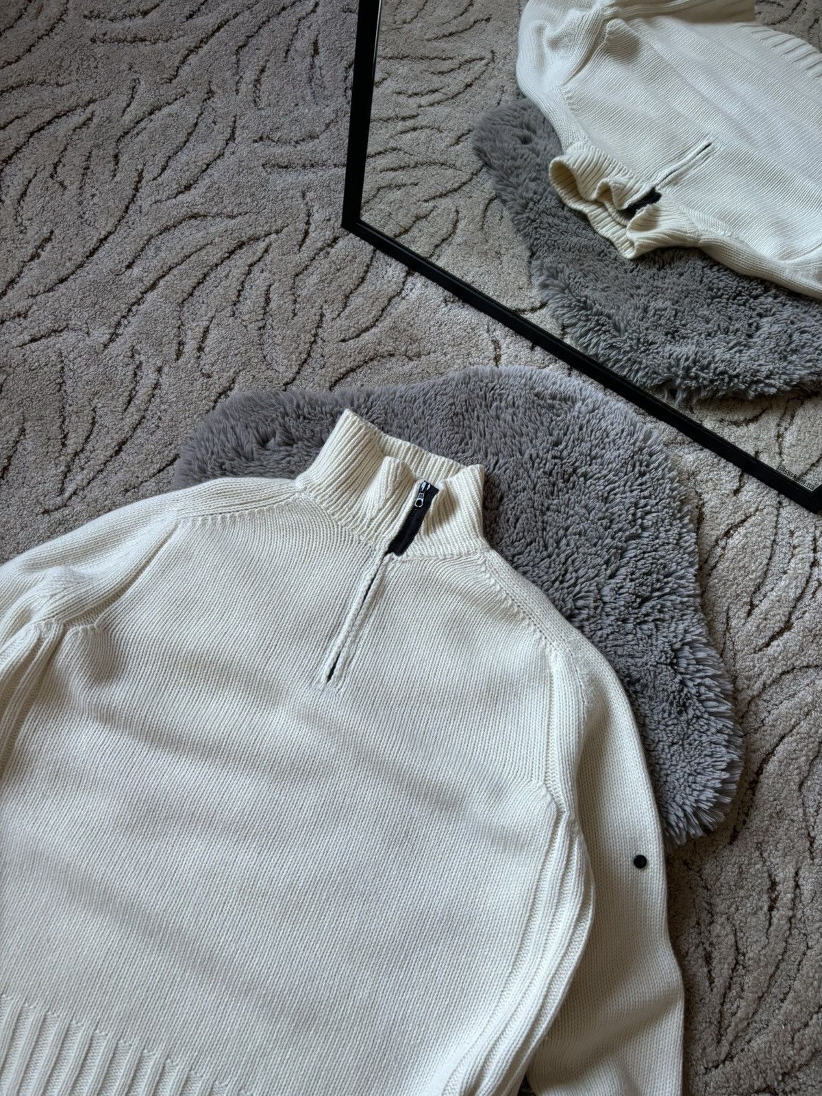 Stone Island Stone Island Vintage Rarest white sweater Size US XXL / EU 58 / 5 - 3 Thumbnail
