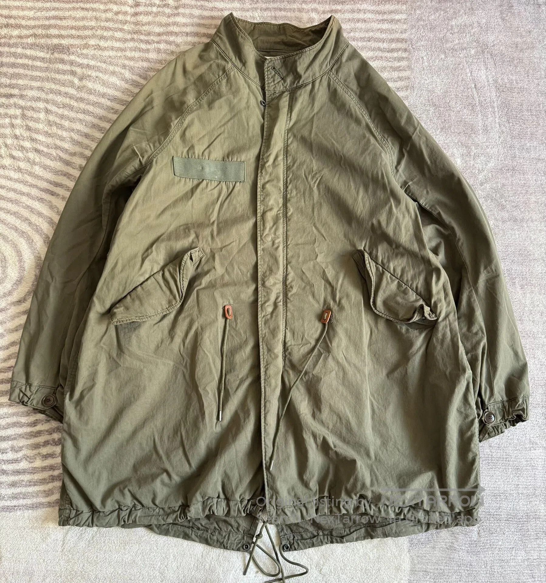 visvim six-five fishtail giza cotton jacket.