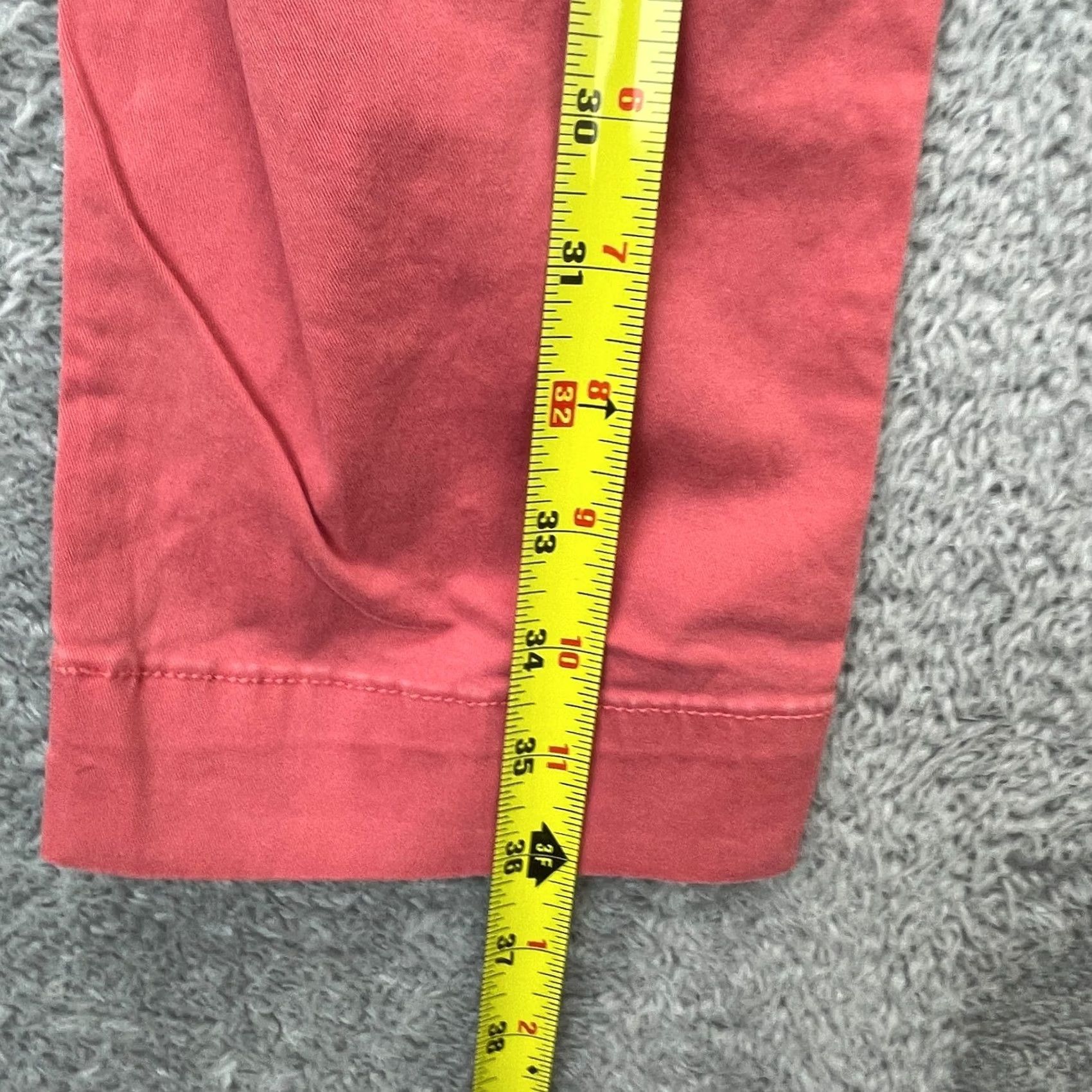 Gap VINTAGE Gap Pants Womens 2 Pink Khaki Straight Leg Cotton Stretch Workwear Casual Size 26" / US 2 / IT 38 - 6 Thumbnail