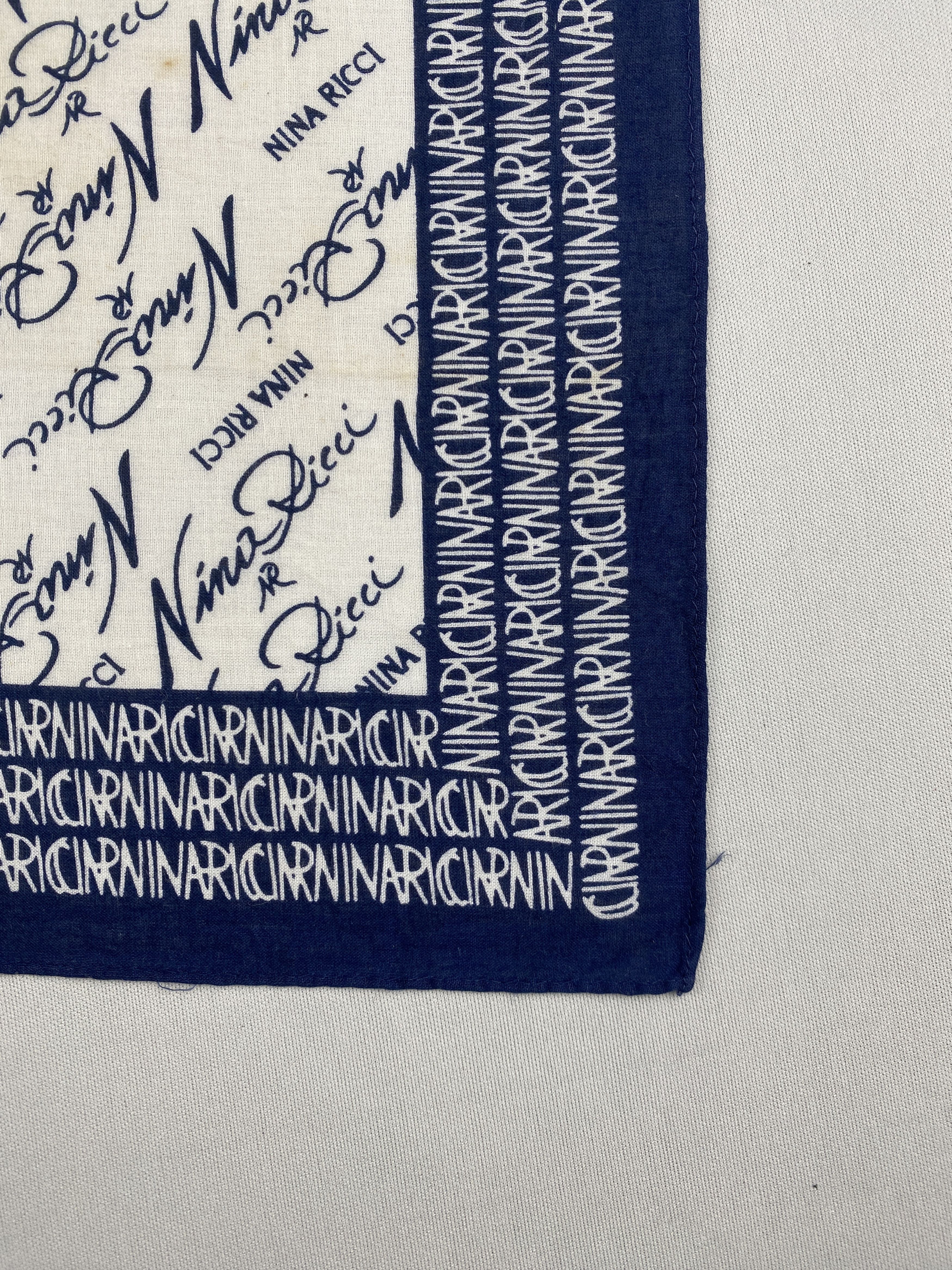 Other Vintage Nina Ricci Handkerchief Pocket Square Bandana HM0020 Size ONE SIZE - 5 Thumbnail