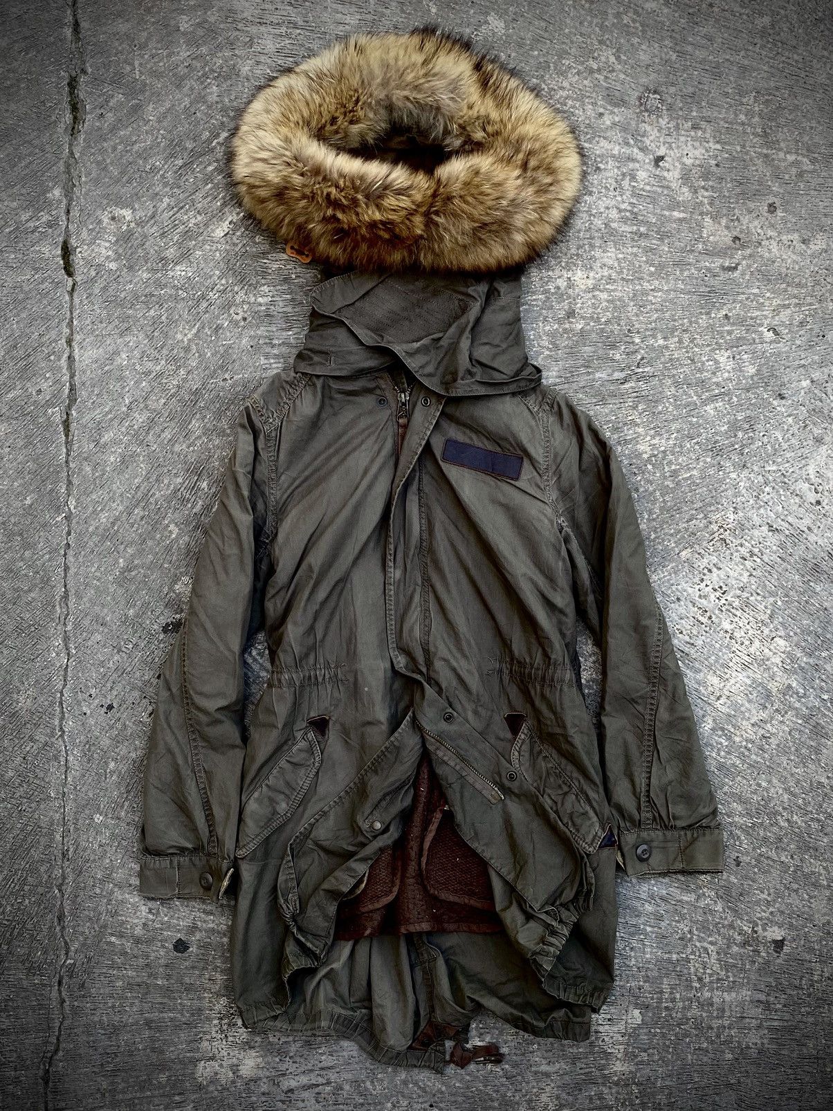 GOA Heavy coat 2000s Faux Fur Jacket