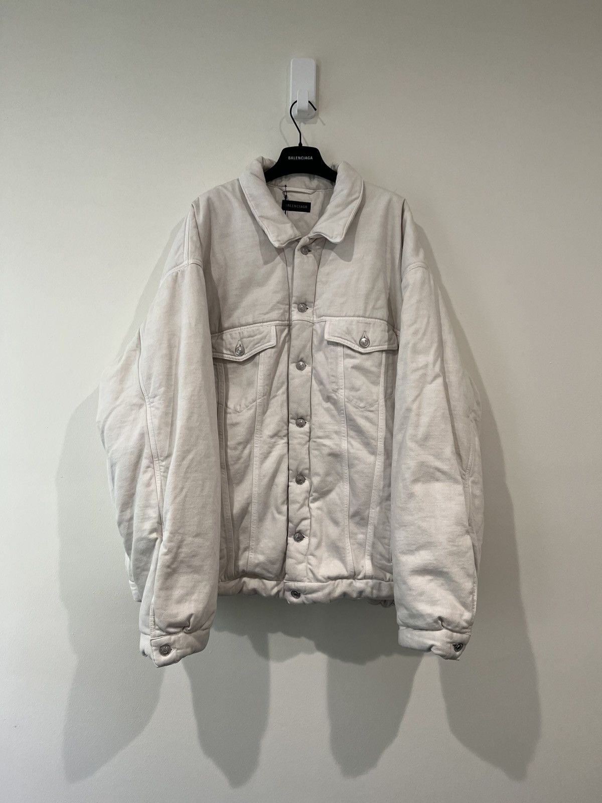 Balenciaga Padded Denim Jacket | Grailed