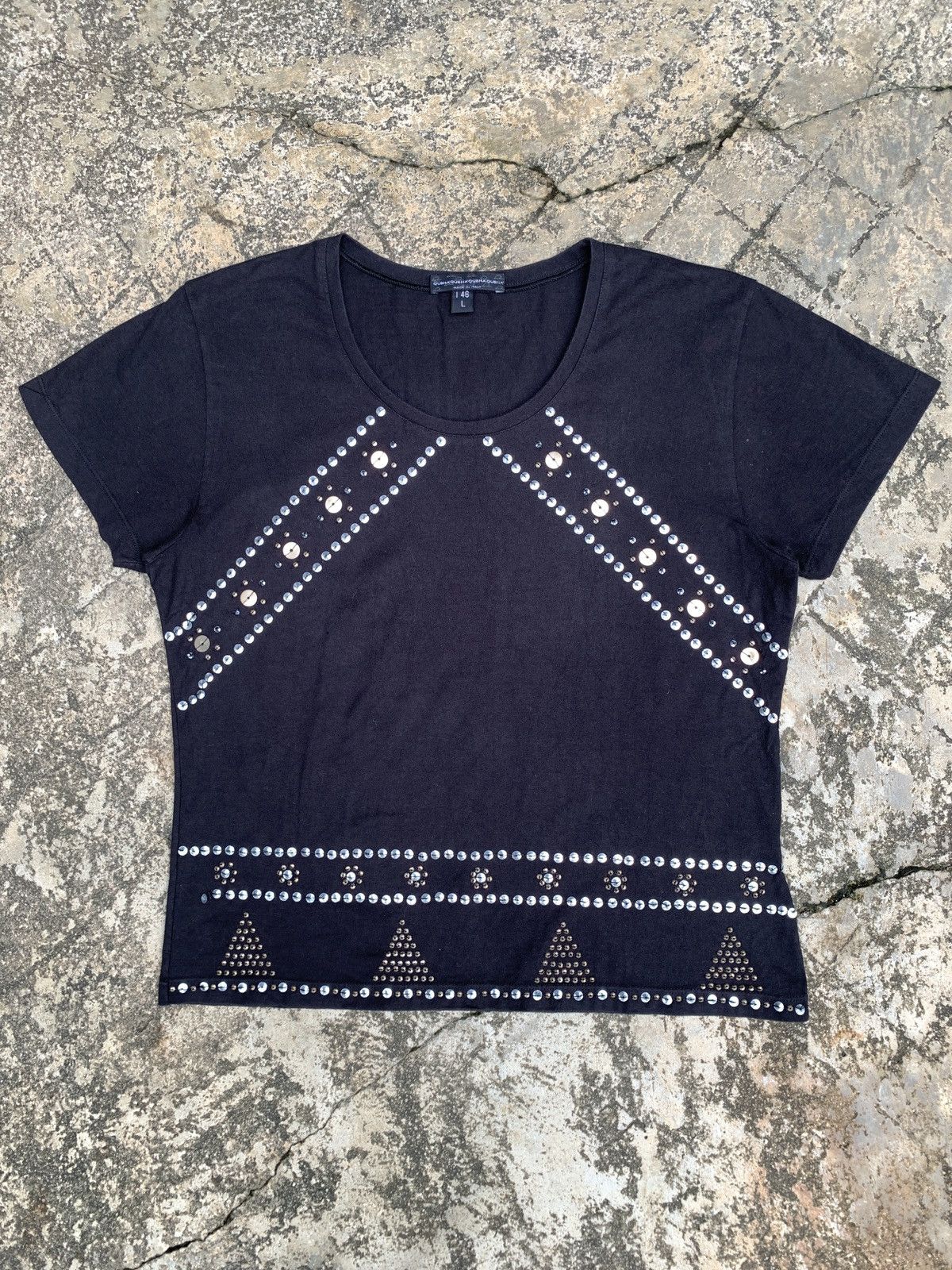 Japanese Brand Qubha'Qubha'Qubha'Qubha Italy Traditional Pattern Beady Top Size L / US 10 / IT 46 - 1 Thumbnail