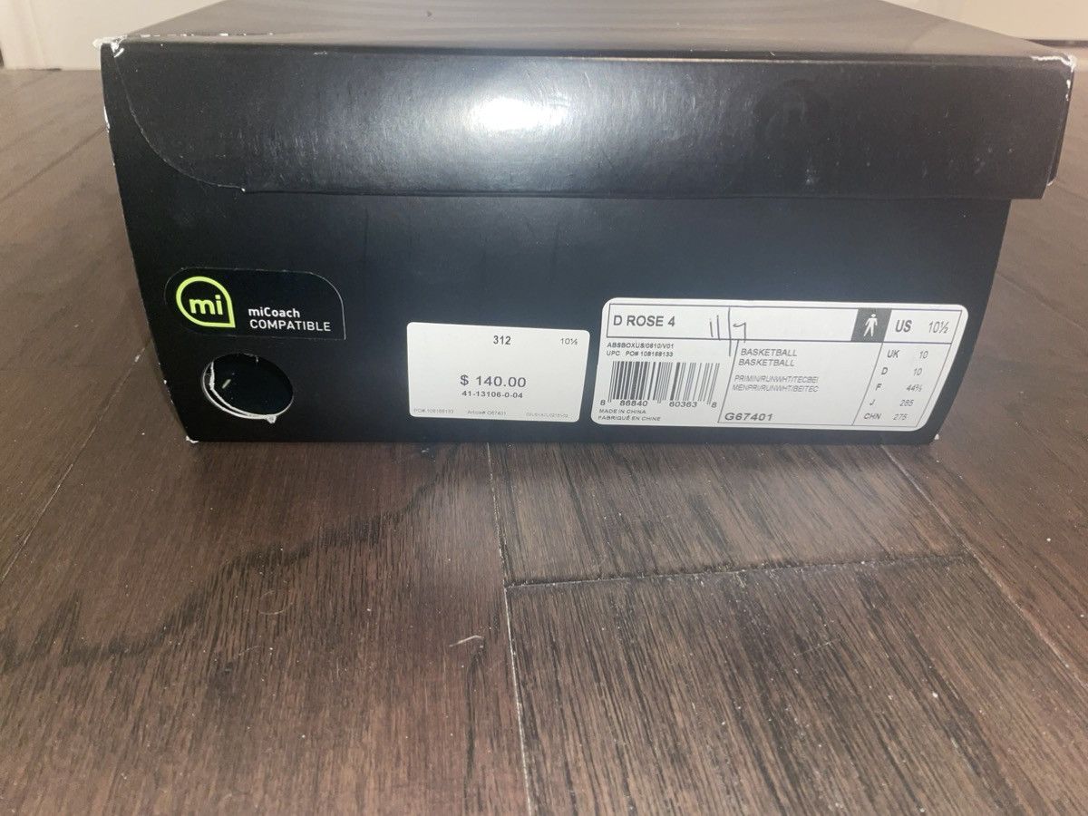 Adidas × NBA D Rose 4 “Boardwalk” Size US 10.5 / EU 43-44 - 9 Thumbnail