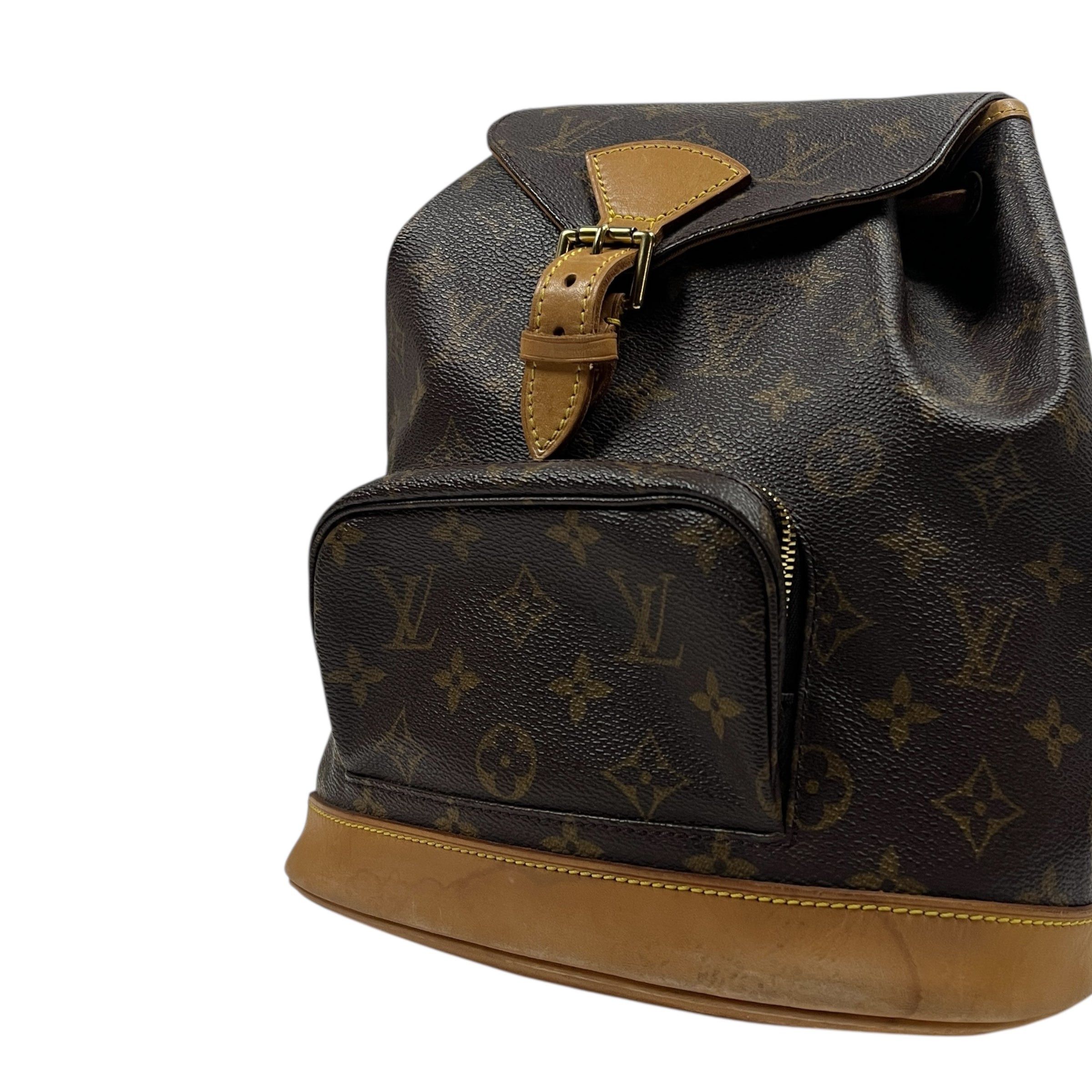 Louis Vuitton 2000 Louis Vuitton Montsouris PM Monogram Backpack - O/S Size ONE SIZE - 6 Thumbnail