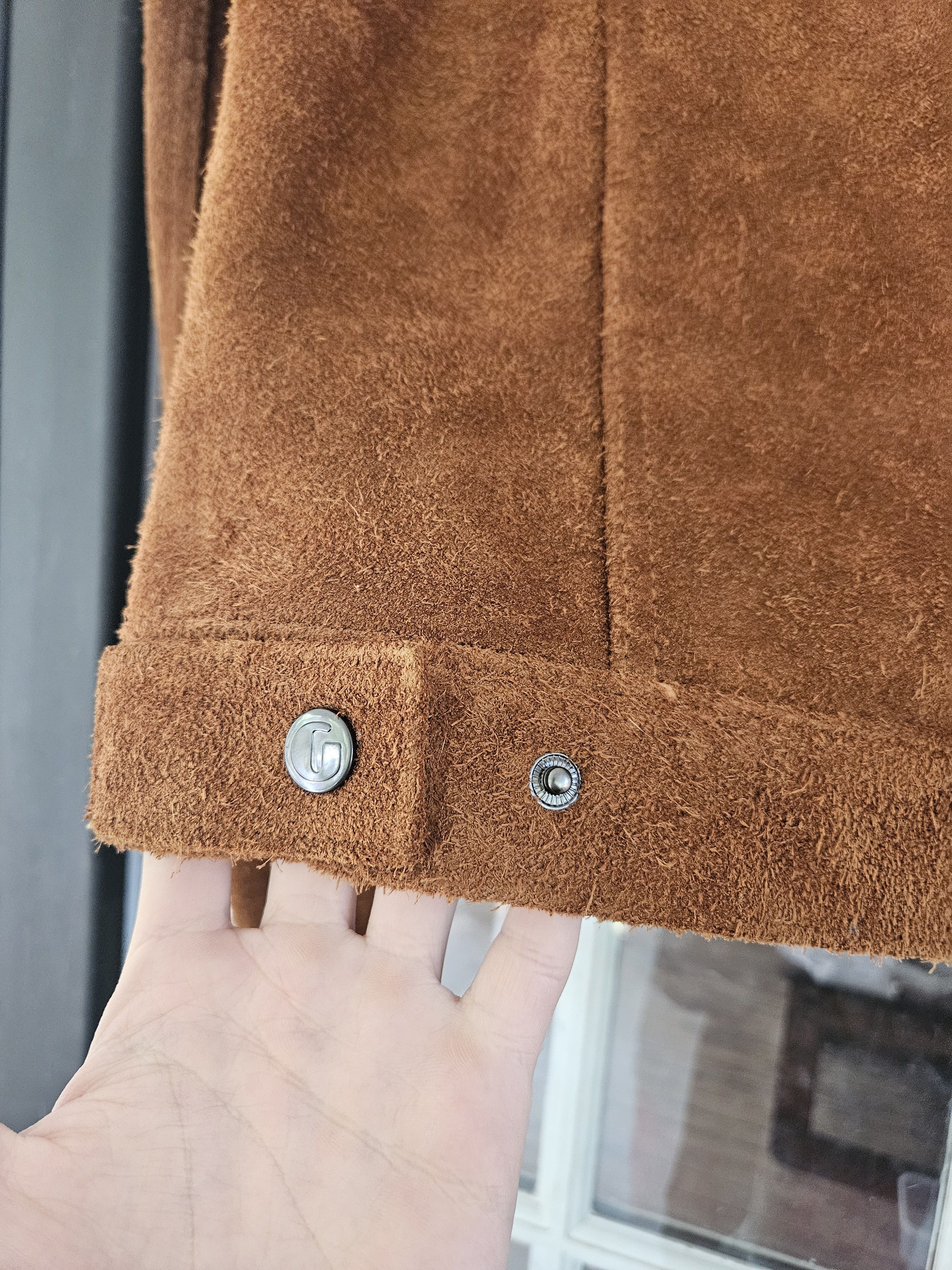Gallery Dept. Rough Out Andy G Patch Western Beige Leather Jacket Size US S / EU 44-46 / 1 - 9 Thumbnail