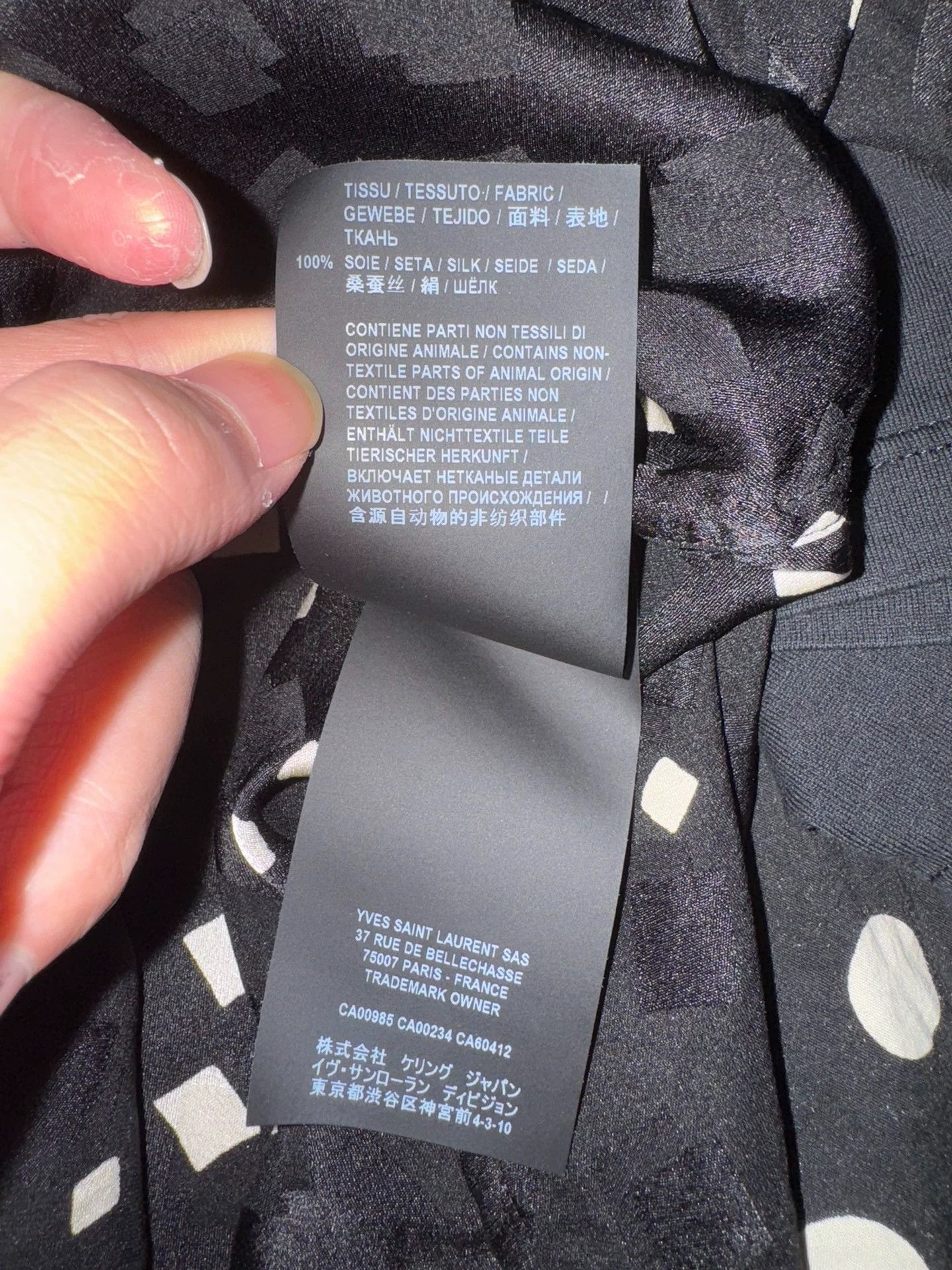 Saint Laurent Paris Authentic Saint Laurent SLP white checkered shirt Size US XL / EU 56 / 4 - 5 Thumbnail