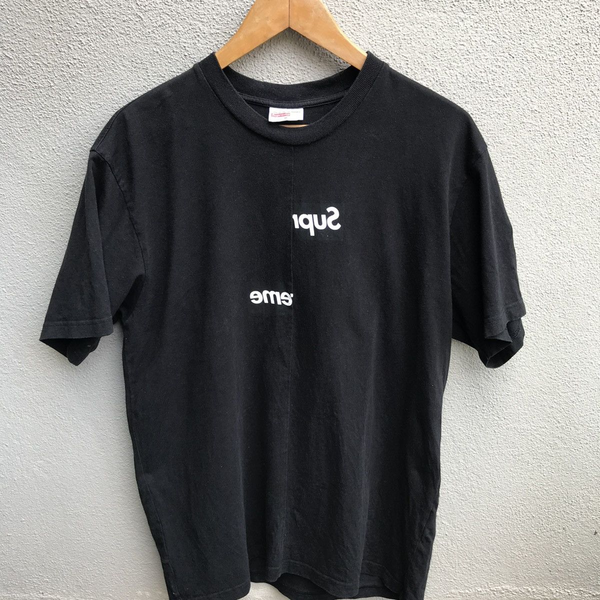 Comme des Garcons SUPREME x Comme Des Garcons split box logo tee Size US M / EU 48-50 / 2 - 2 Thumbnail