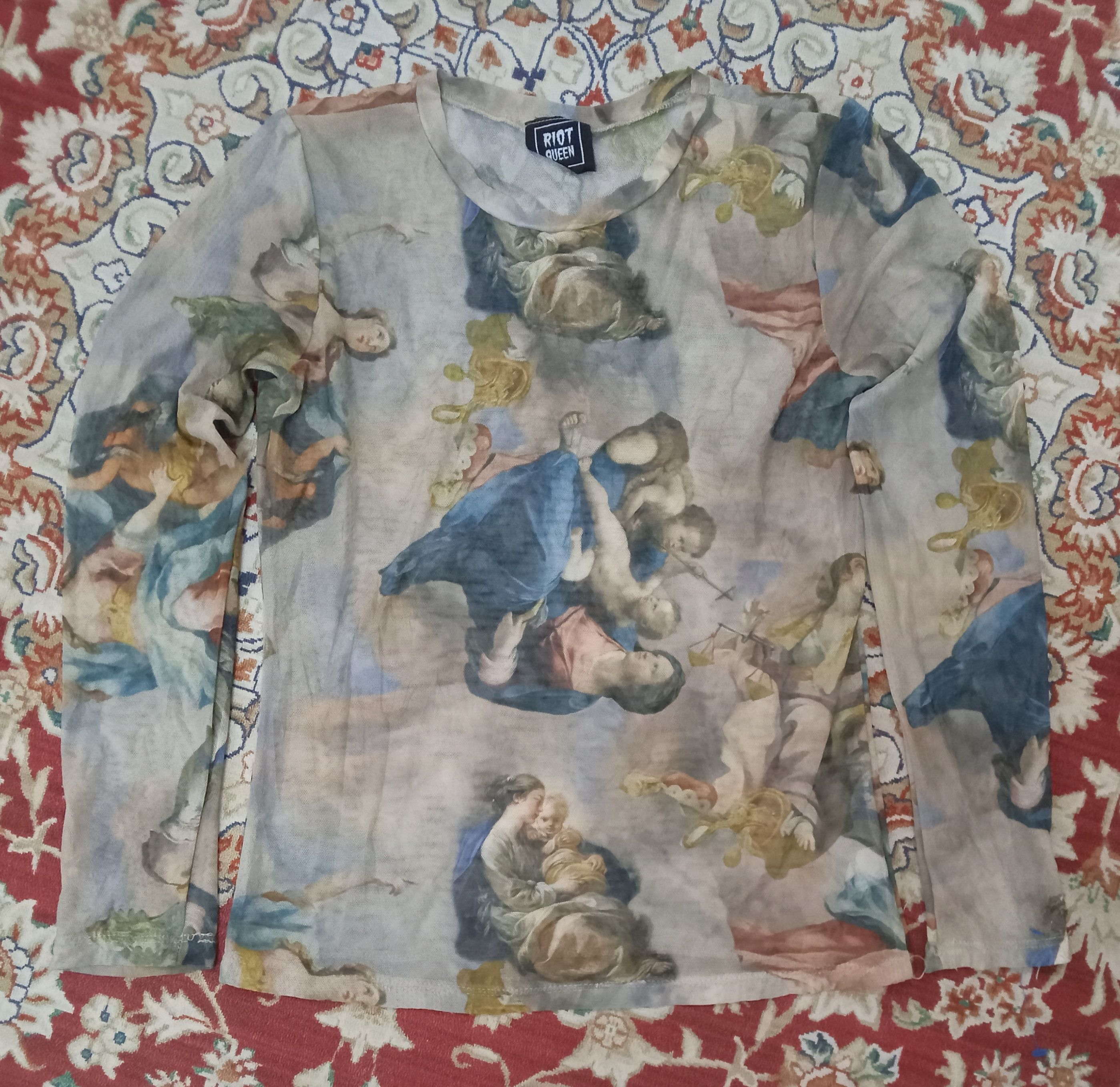 Other Riot Queen All over Print Mesh T Shirt Size XL / US 12-14 / IT 48-50 - 1 Thumbnail