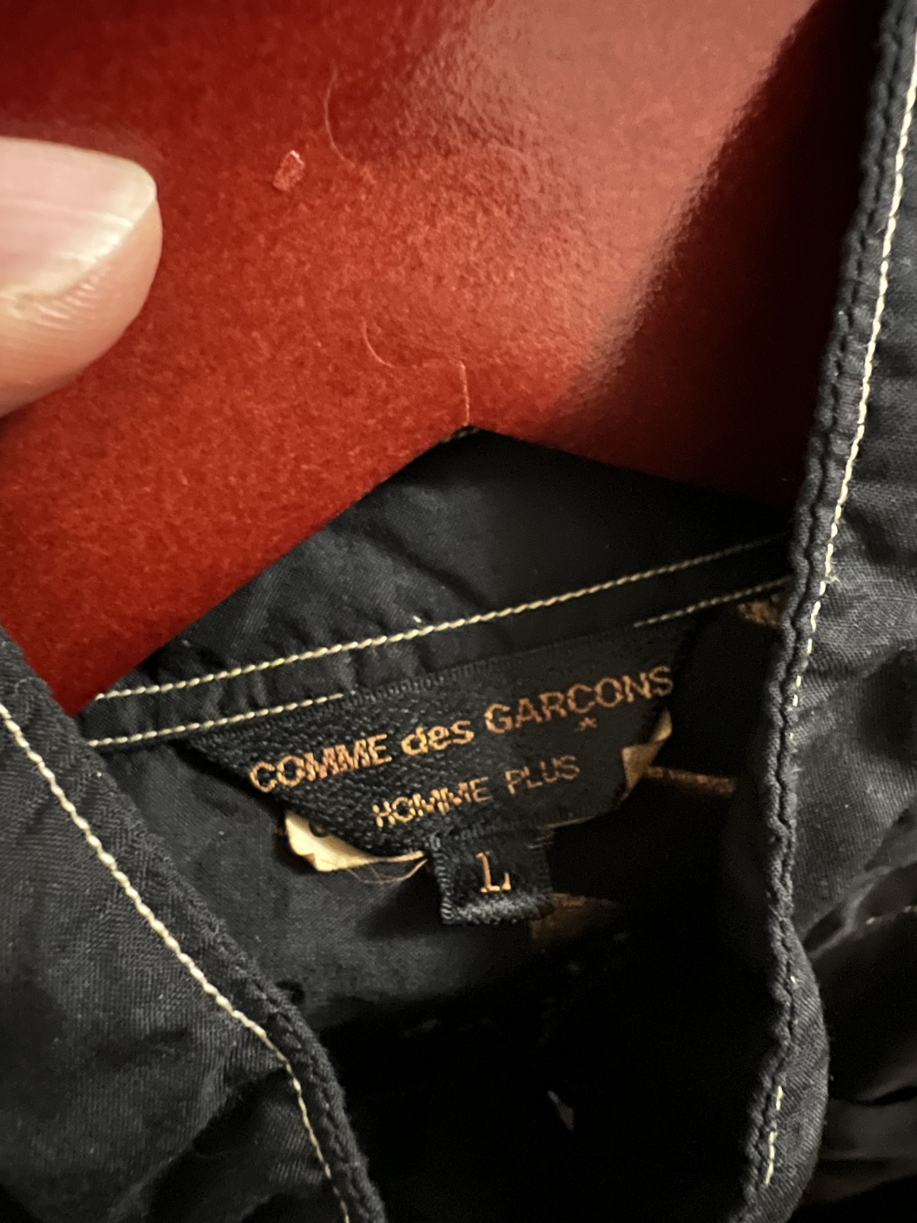 Comme des Garcons Homme Plus Asymmetric Spiral Shirt Size US L / EU 52-54 / 3 - 6 Thumbnail