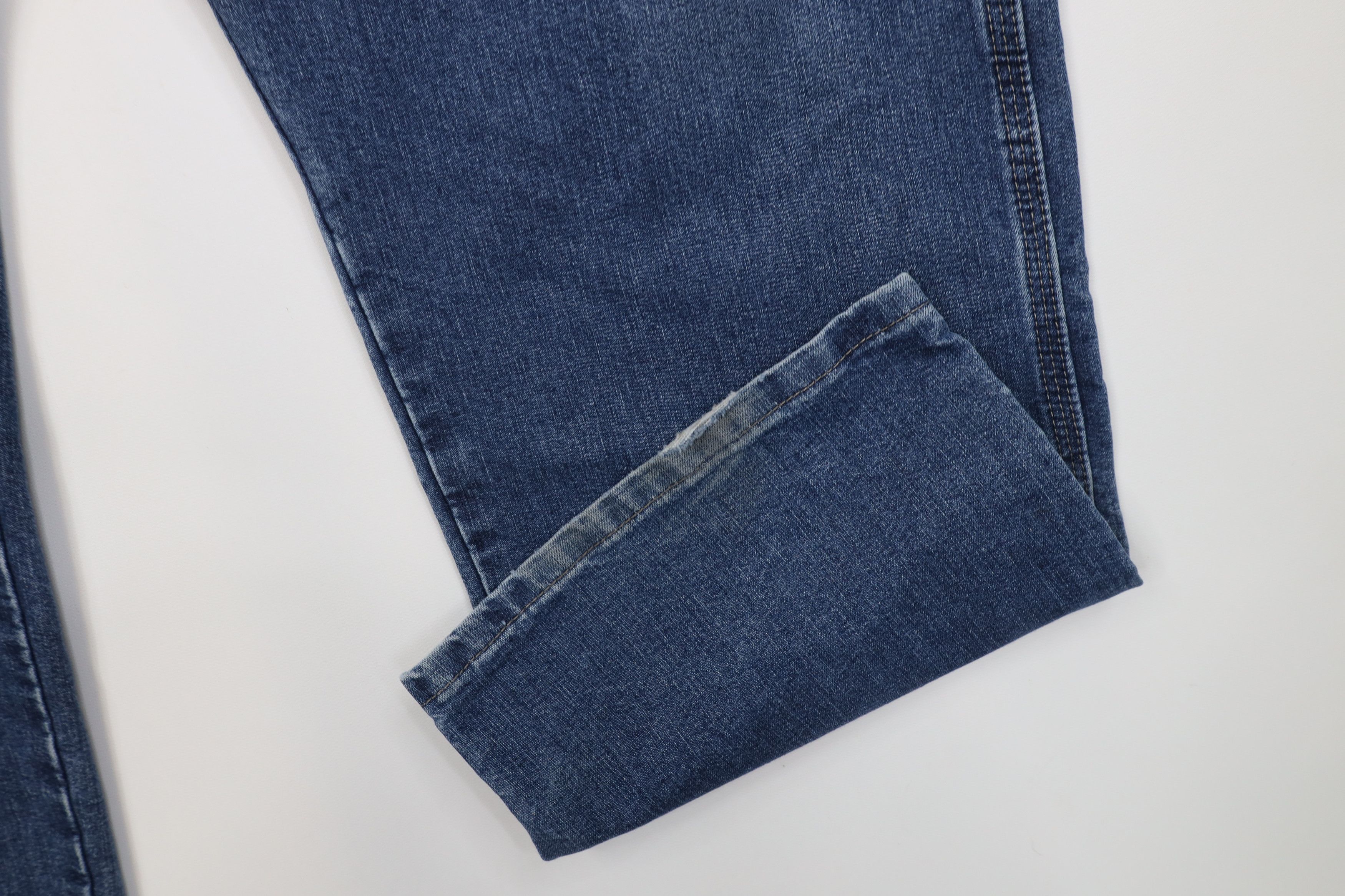 Wrangler Vintage 90s Y2K Wrangler Wide Leg Dungaree Denim Jeans Size US 38 / EU 54 - 6 Thumbnail