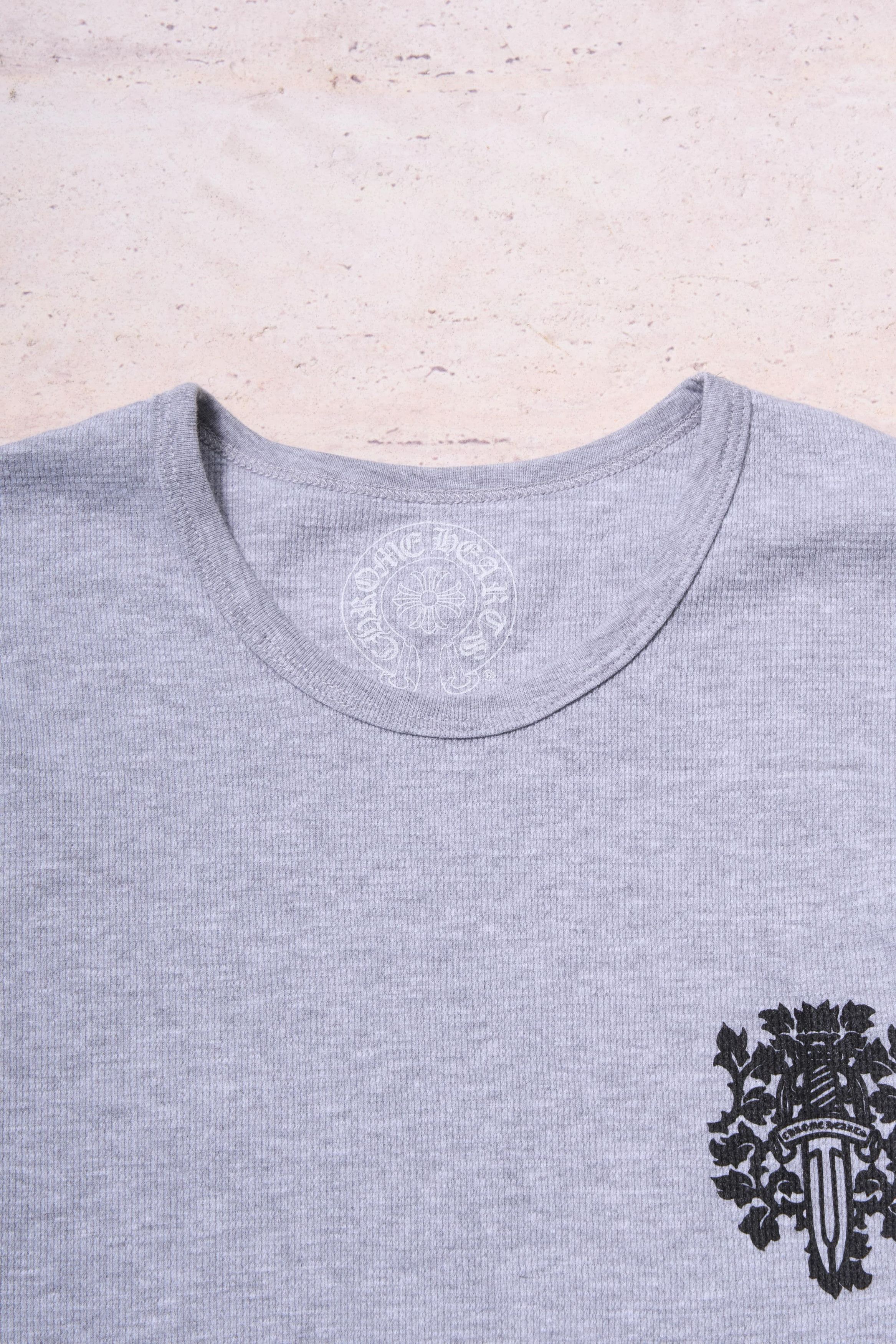 Chrome Hearts Chrome Hearts Dagger Thermal long t-shirt Gray Size L / US 10 / IT 46 - 4 Thumbnail