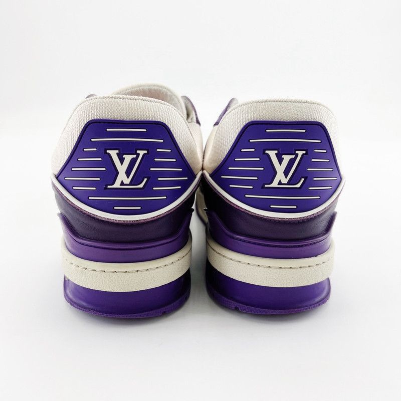 Louis Vuitton Louis Vuitton Purple Low-Top Trainer Sneakers -2508 Size US 9.5 / IT 39.5 - 3 Thumbnail