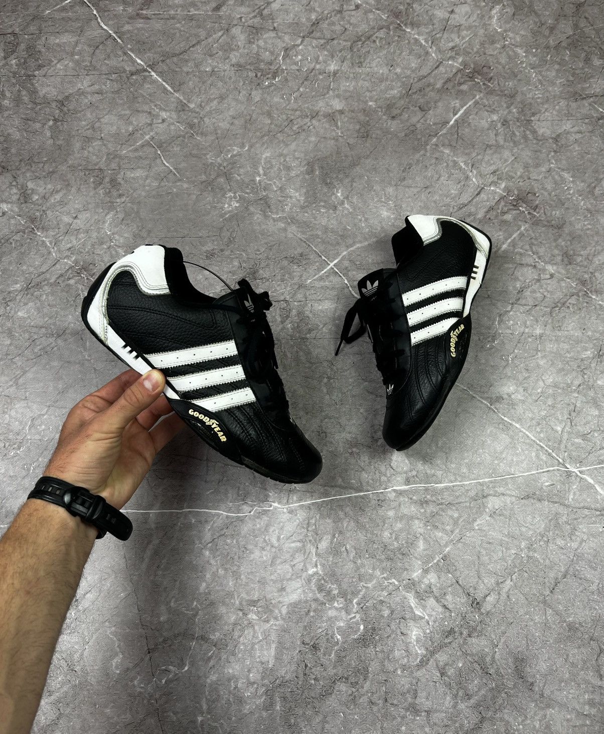 Adidas Vintage O0's Adidas Team Goodyear Low Top Sneakers Shoes Top Size US 7 / EU 40 - 2 Thumbnail