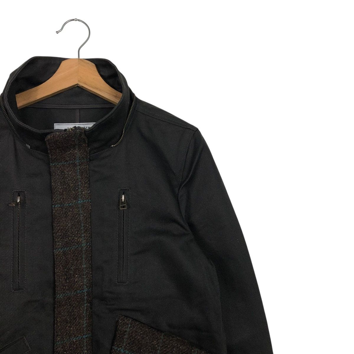 Harris Tweed 🔥VINTAGE WOOL BOMBER JACKET HARRIS TWEED HERRINGBONE Size US S / EU 44-46 / 1 - 8 Thumbnail