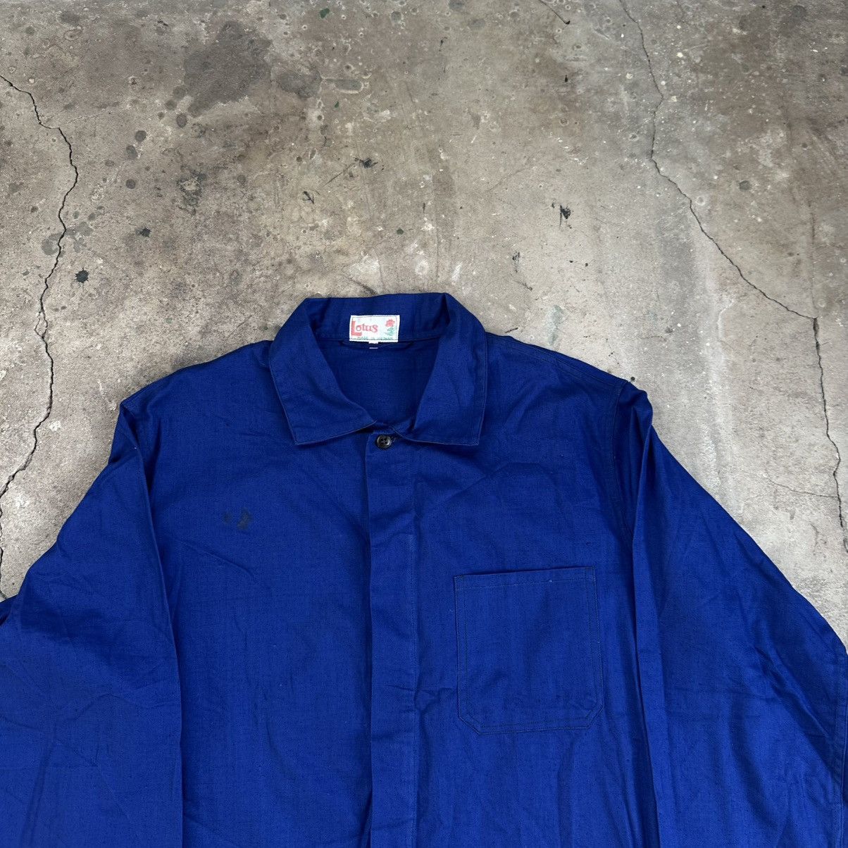 Other Lotus Vintage 70s French Workwear Chore Jacket Size US L / EU 52-54 / 3 - 3 Thumbnail
