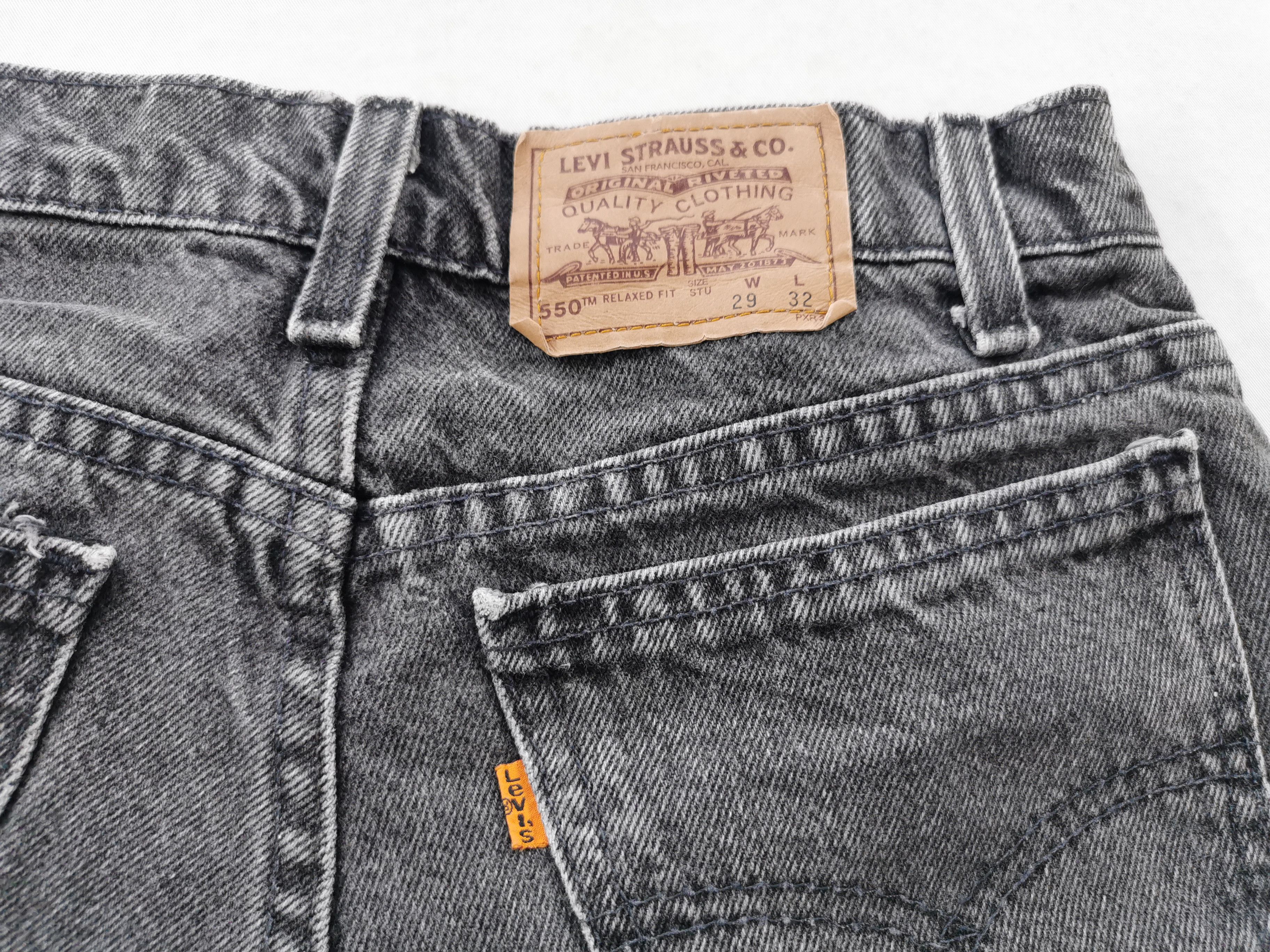 Levi's Vintage 90's Levis Lot 550 Orange Tab Denim Made In USA Size US 26 / EU 42 - 7 Thumbnail