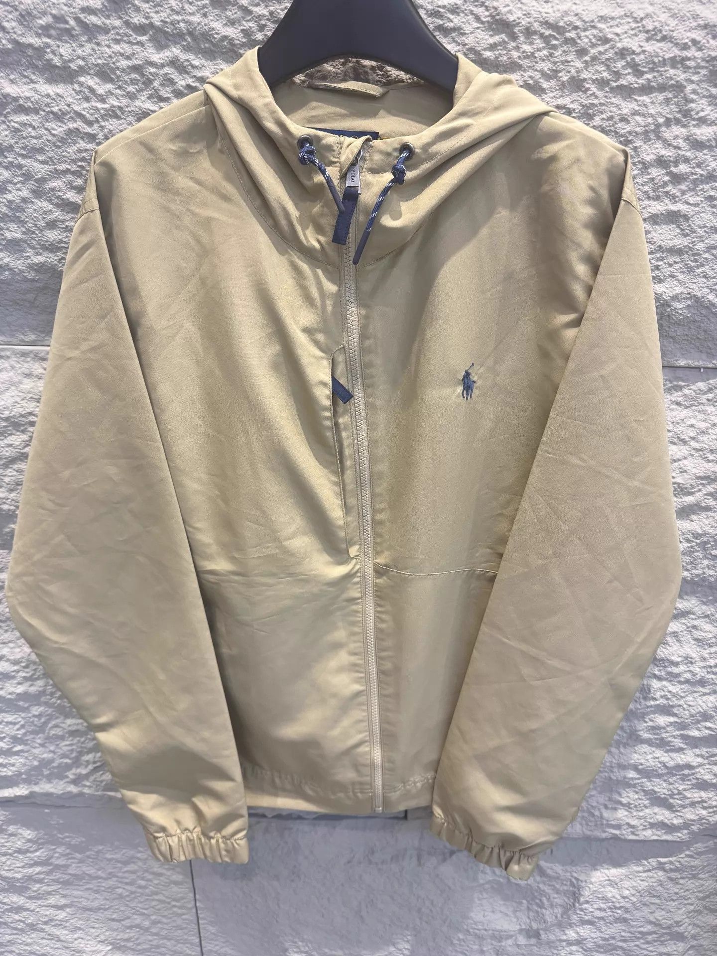 Polo Ralph Lauren Beige Hooded Light Jacket Size M. Size US M / EU 48-50 / 2 - 1 Thumbnail