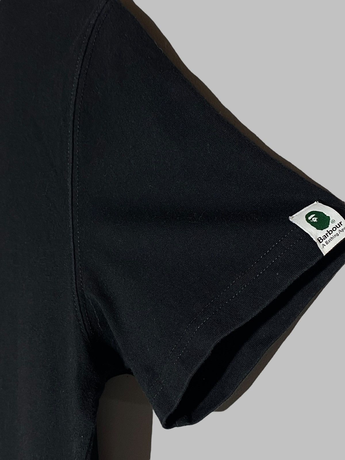 Bape × Barbour Bape x Barbour Rare Collaboration Black T-Shirt Size US S / EU 44-46 / 1 - 6 Thumbnail