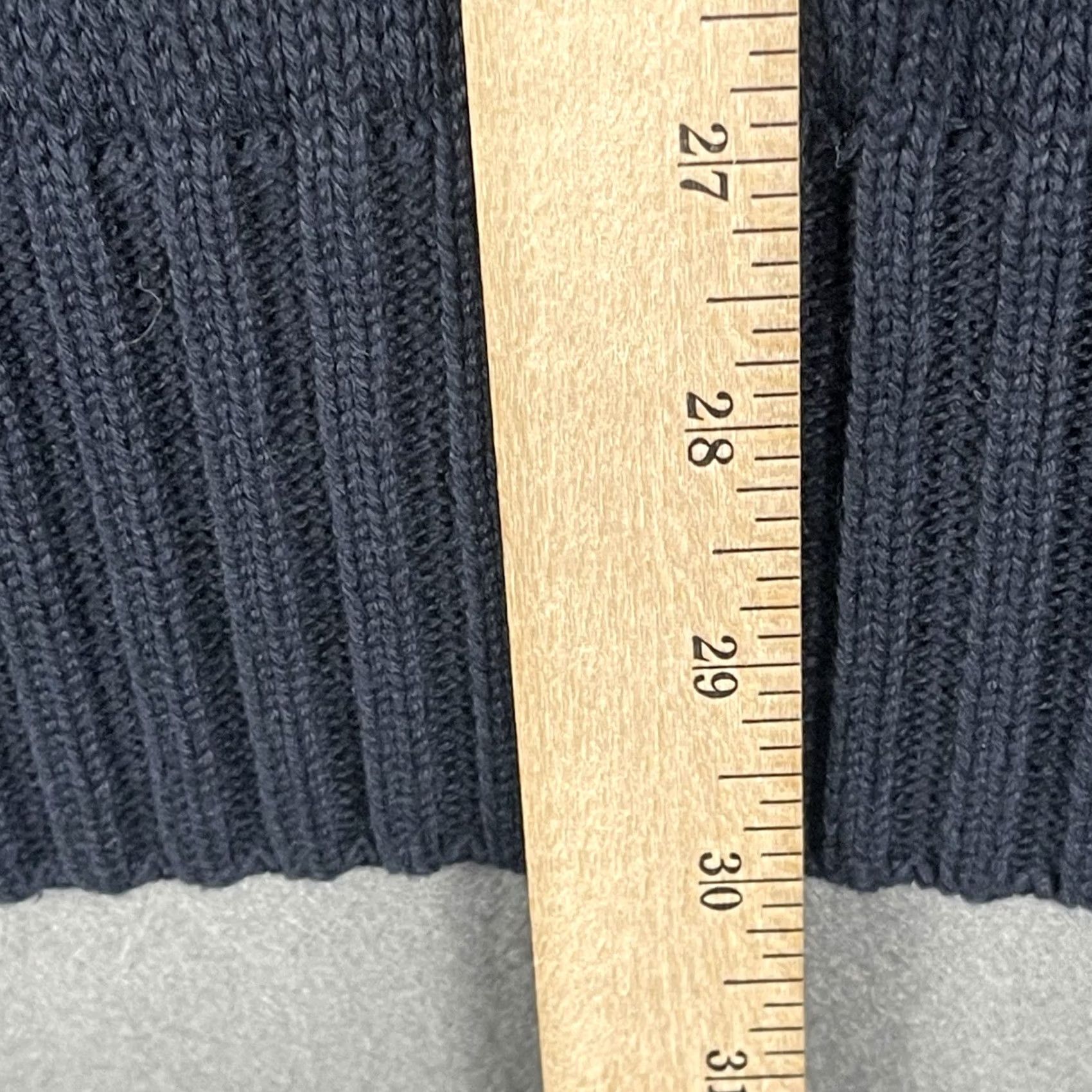 Chaps Chaps Sweater Shirt Knit Round Neck Embroidered Logo Cotton Pullover Adult 2XB Big & Tall Black NWT Men Size US XXL / EU 58 / 5 - 6 Thumbnail