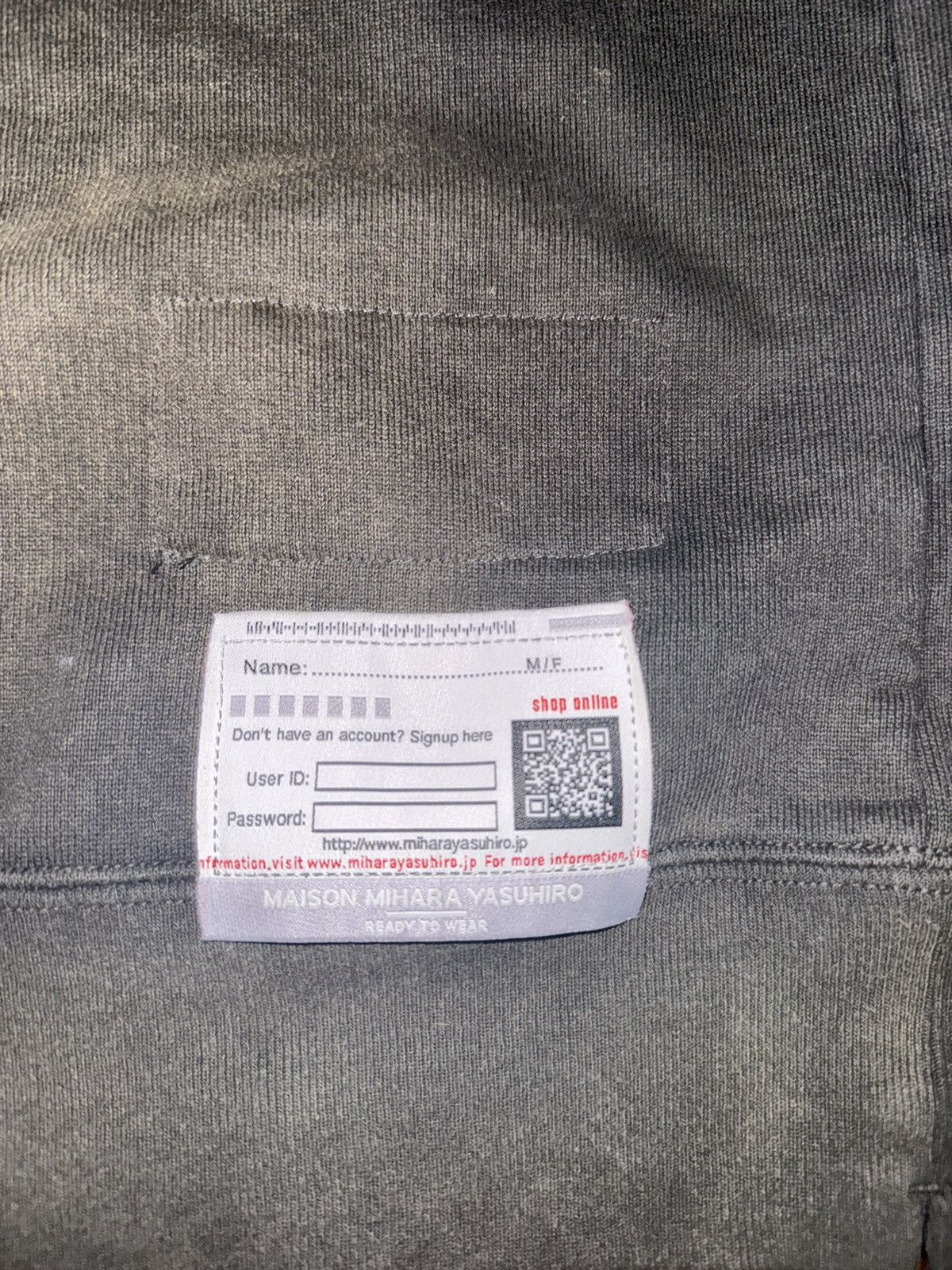 Maison MIHARA YASUHIRO Maison Mihara Yasuhiro Diatressed Sweatshirt Size US M / EU 48-50 / 2 - 5 Thumbnail