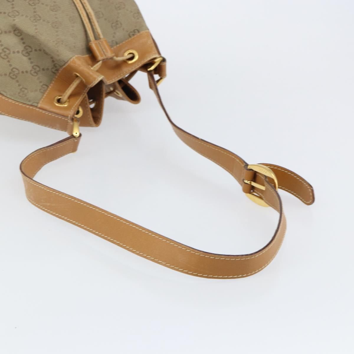 Gucci GUCCI GG Canvas Shoulder Bag Beige Gold 001 854 001 854 Size ONE SIZE - 7 Thumbnail