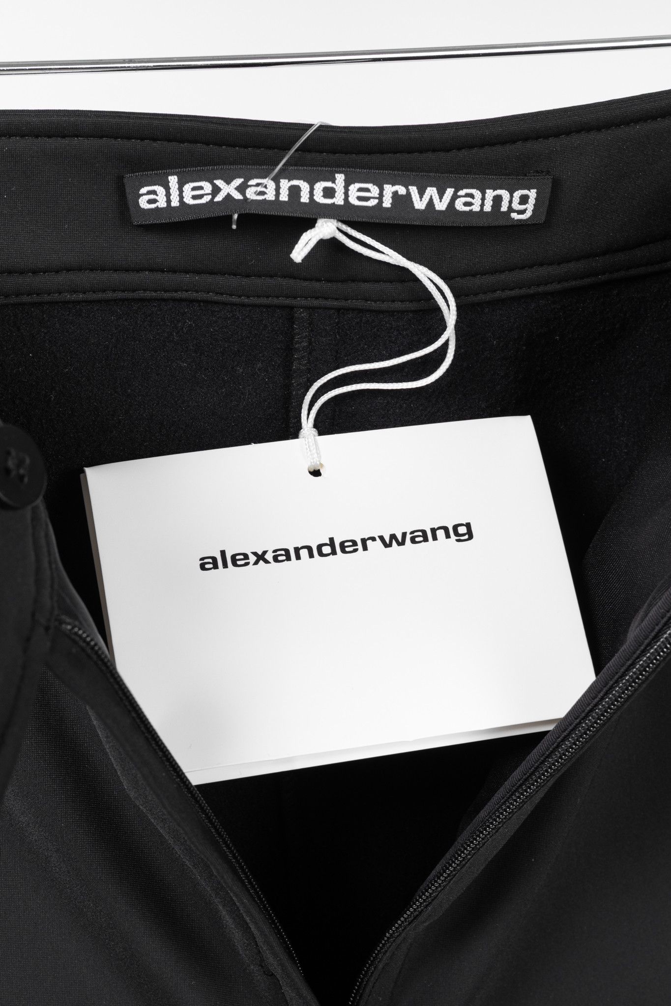 Alexander Wang Alexander Wang Black Stretch Zip-Hem Trousers Size 28" / US 6 / IT 42 - 9 Thumbnail