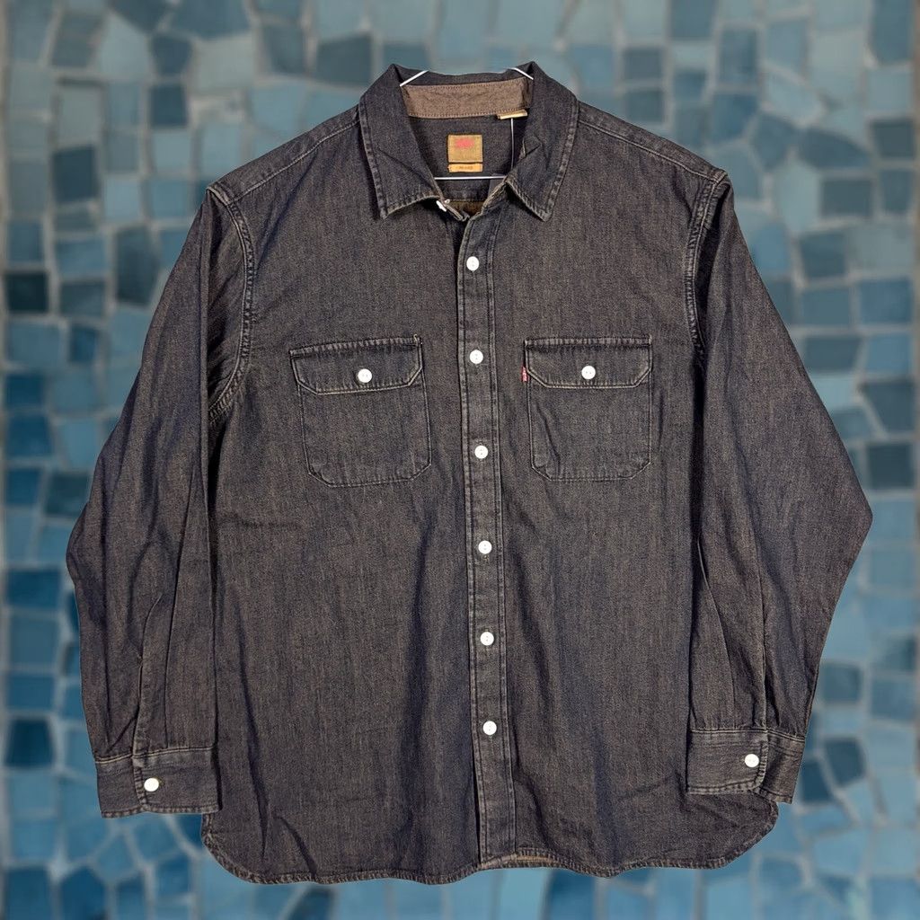 Levi's Levi's Denim Shirt Mens L Workwear Long Sleeve Classic Relaxed Fit Worker Indigo Size US L / EU 52-54 / 3 - 1 Thumbnail