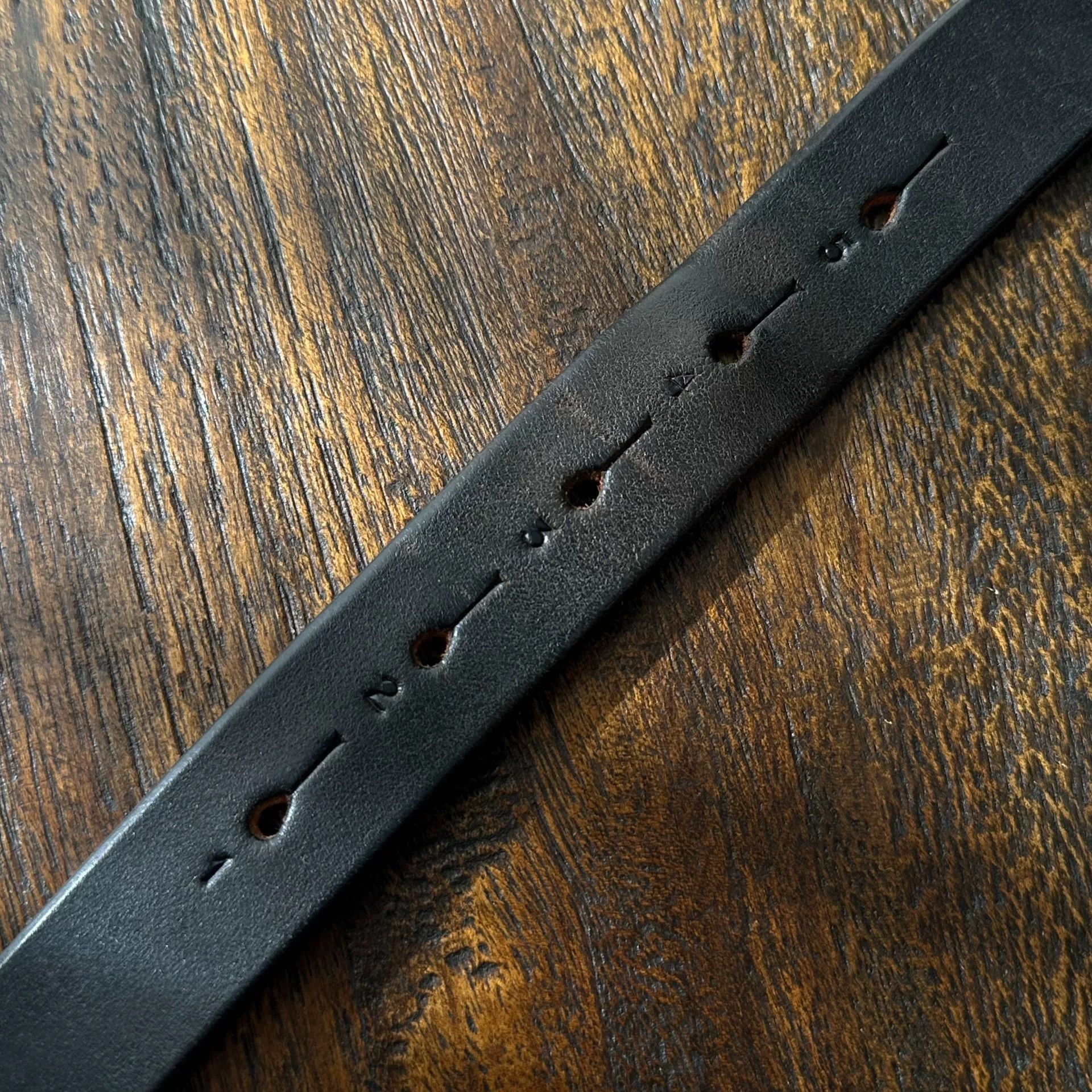 J.FitzPatrick Jabez Cliff Size 32 Leather Belt Size 32 - 9 Thumbnail