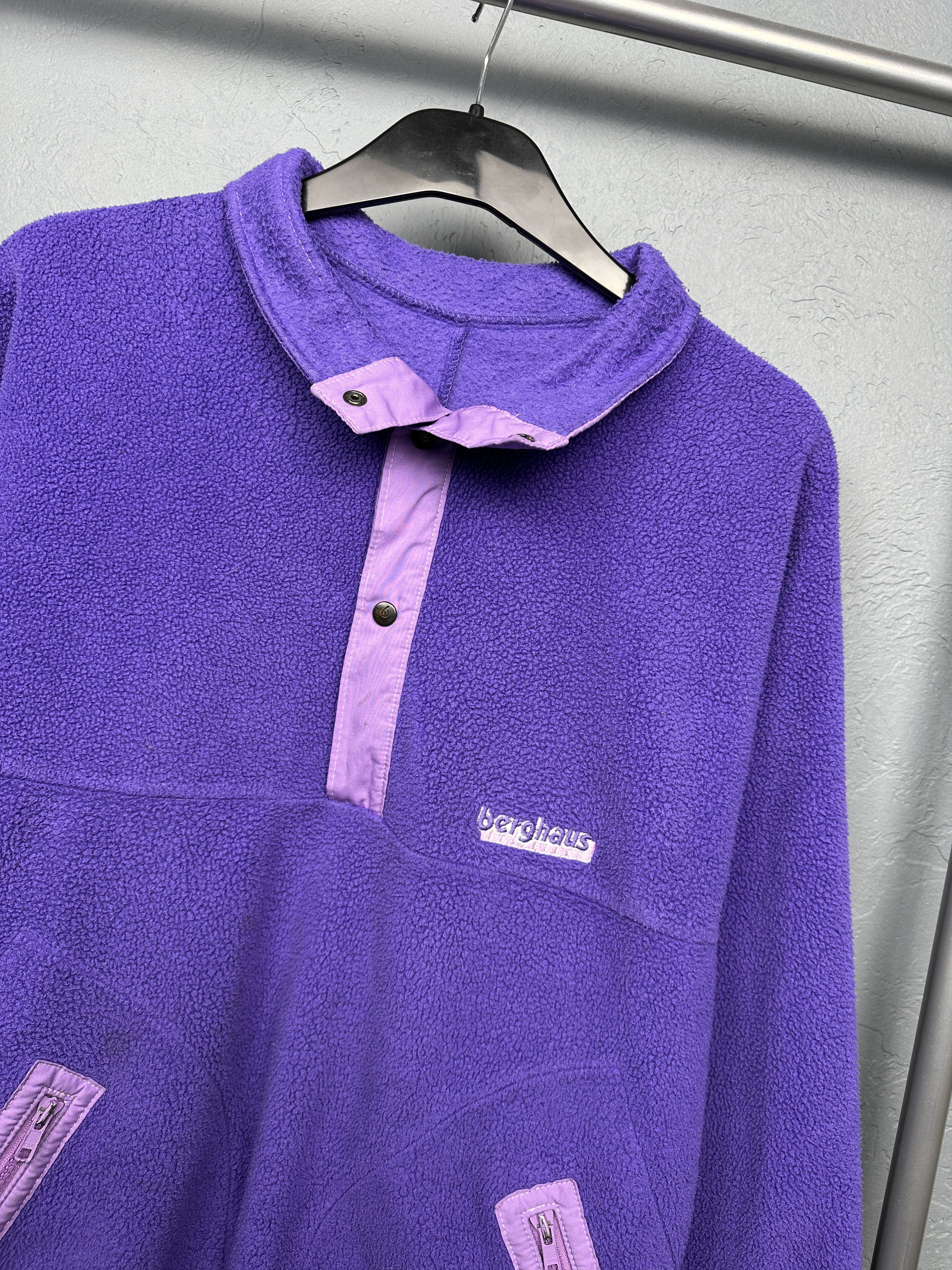 Berghaus × Vintage Berghaus 90s Vintage Mens Fleece Jacket Size US L / EU 52-54 / 3 - 2 Thumbnail