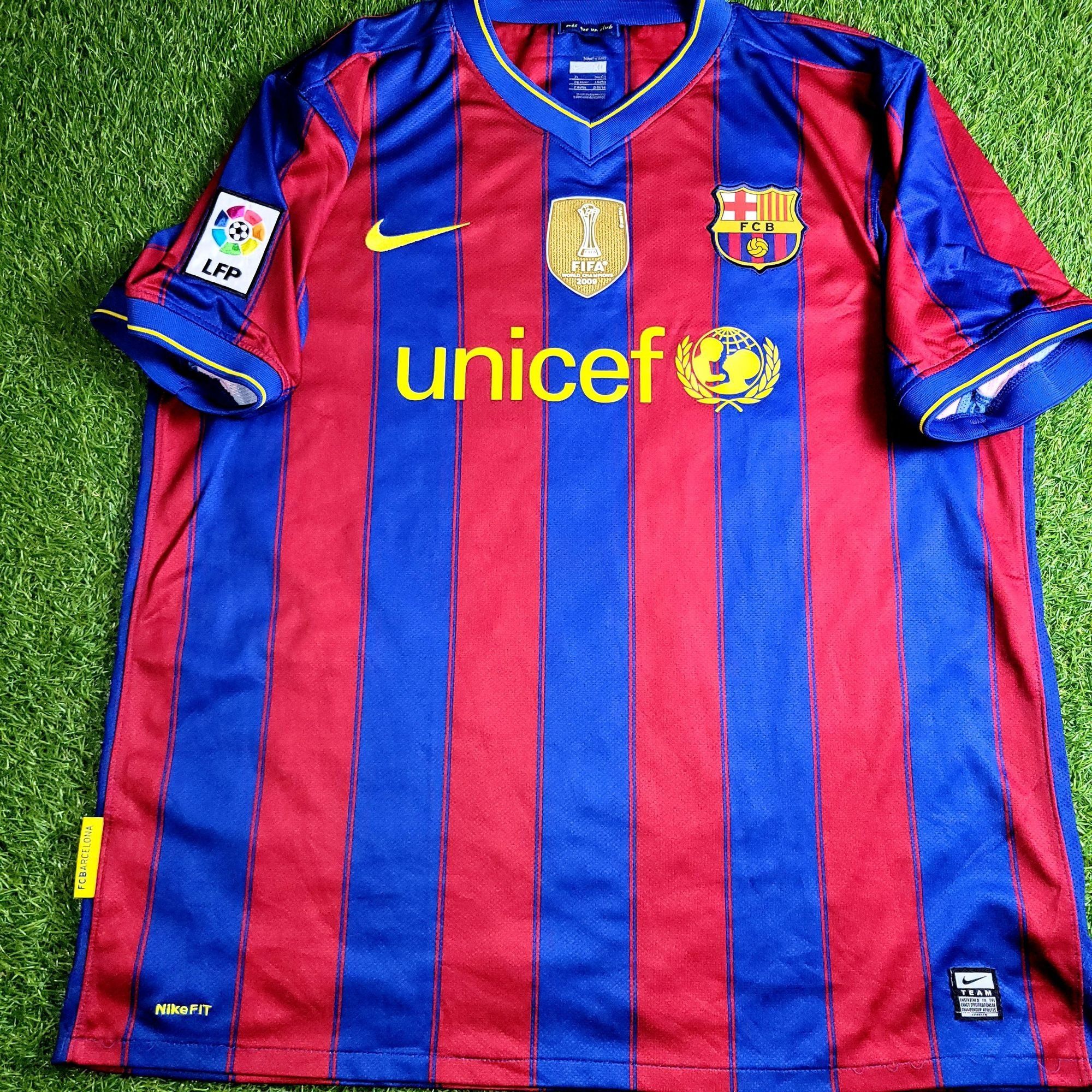 Nike Messi Barcelona 2009 2010 Soccer Jersey XL Size US XL / EU 56 / 4 - 2 Thumbnail