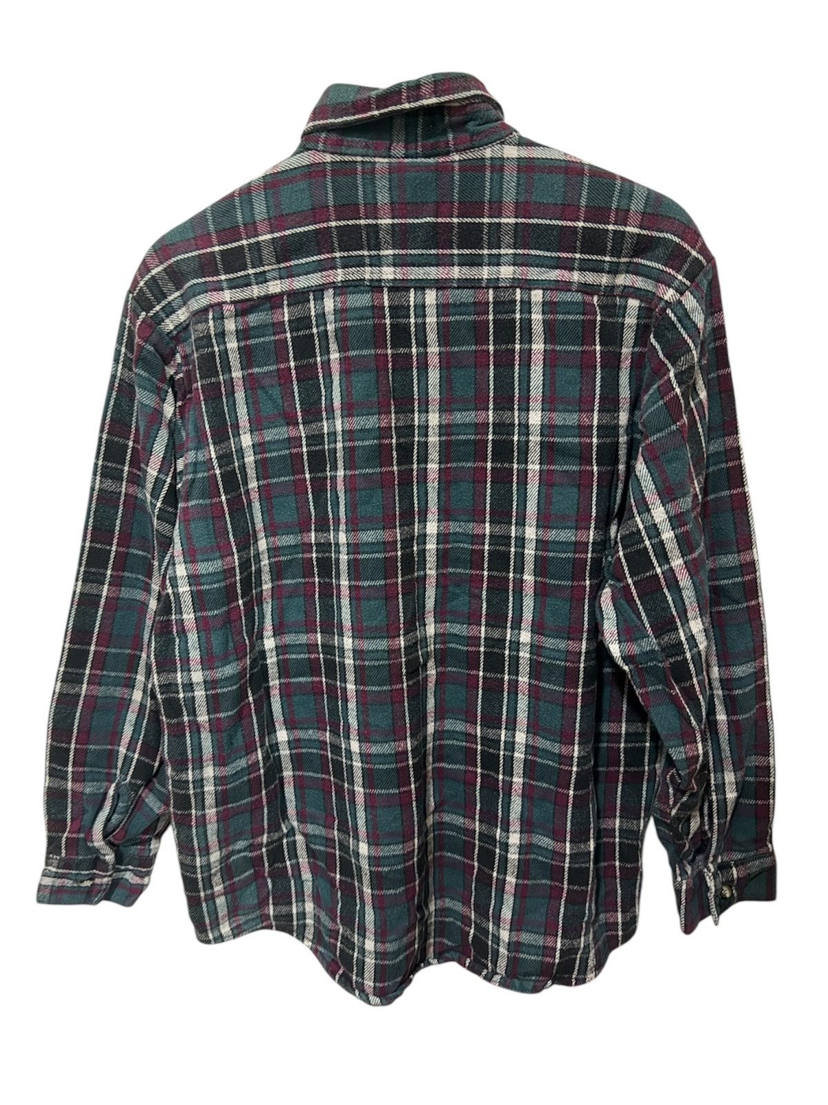 FiveBrother × Vintage Vintage 90s Five Brother Flannel Shirt 3061-WD2 Size US L / EU 52-54 / 3 - 2 Thumbnail