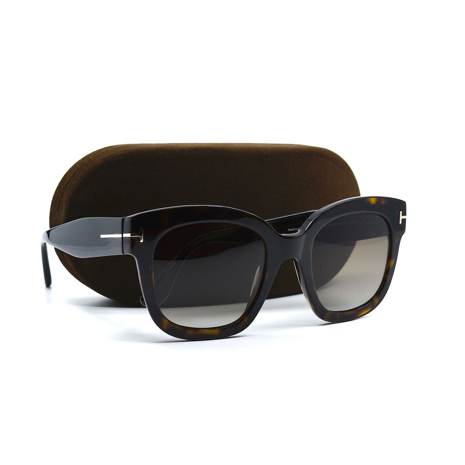 Tom Ford FORD BEATRIX-02 TF613 52H HAVANA BROWN GRADIENT SUNGLASSES Size ONE SIZE - 13 Thumbnail
