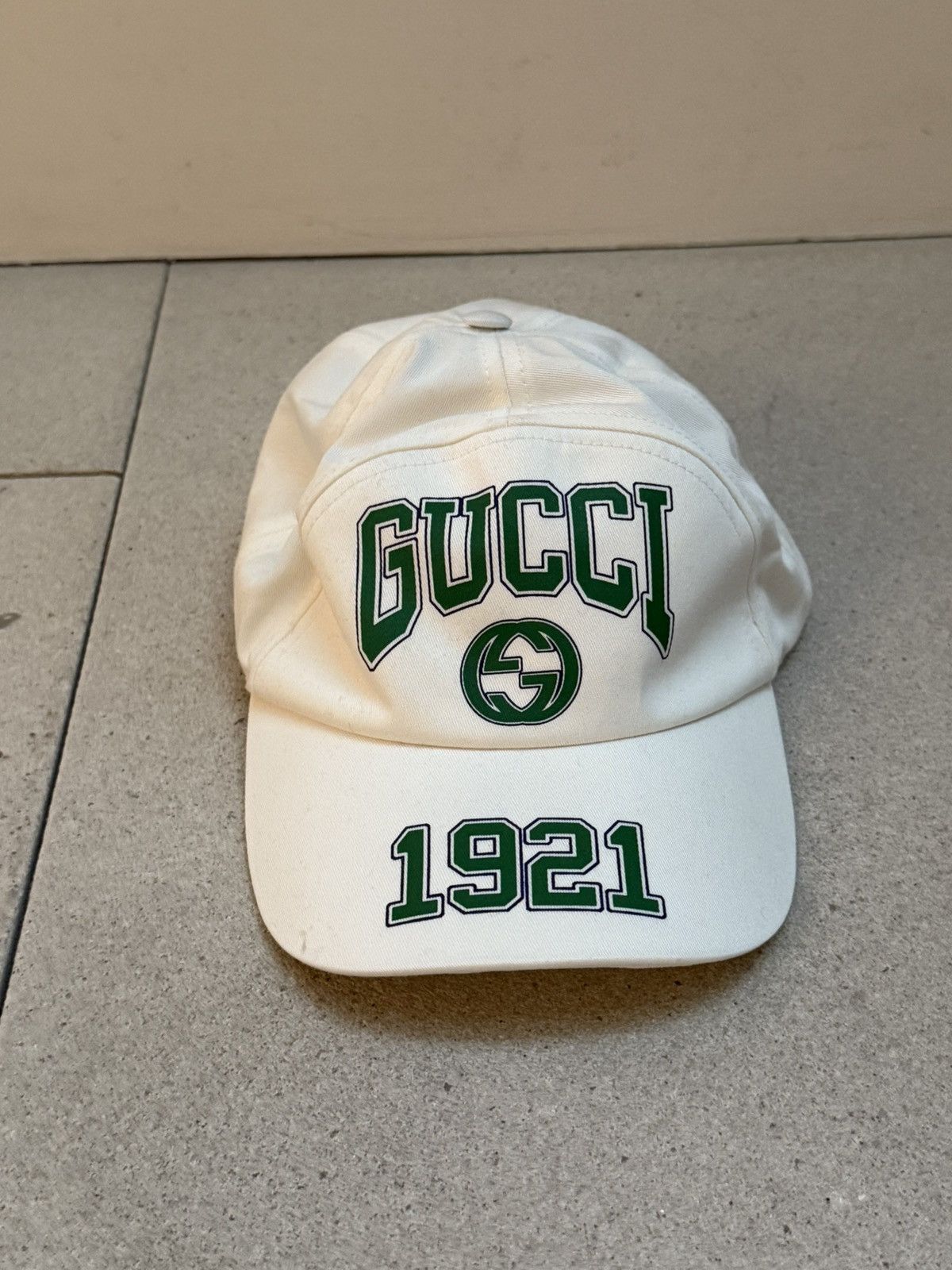 Gucci Gucci 1921 Monogram Cap Size ONE SIZE - 1 Thumbnail