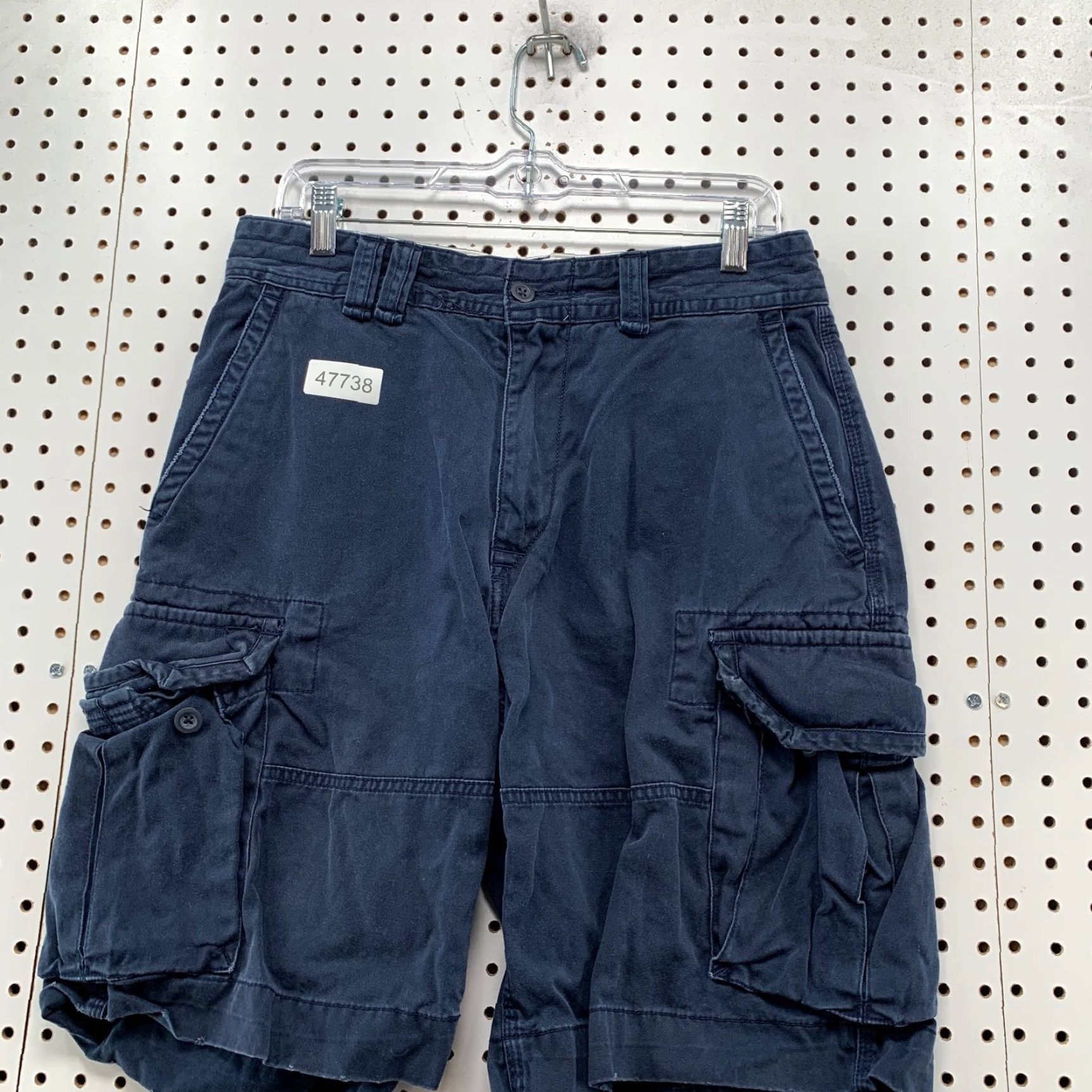 Polo Ralph Lauren VINTAGE Polo Ralph Lauren Cargo Shorts Mens 33x10 Blue Military Utility Pocket Shorts Size US XS / EU 42 / 0 - 5 Thumbnail