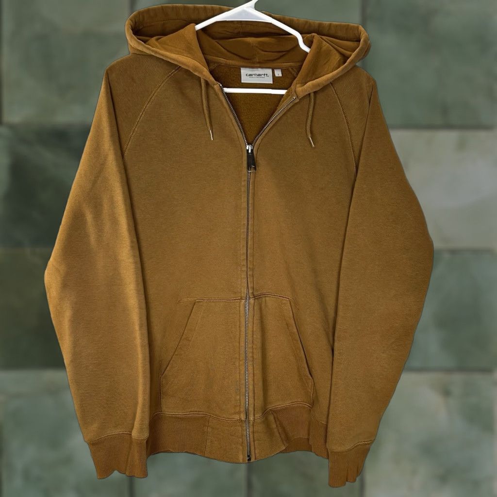 Carhartt Wip Vintage Carhartt WIP Hoodie Full Zip Chase Jacket Men’s Small Hoodie Brown Regular Size S Mens Size US S / EU 44-46 / 1 - 1 Thumbnail