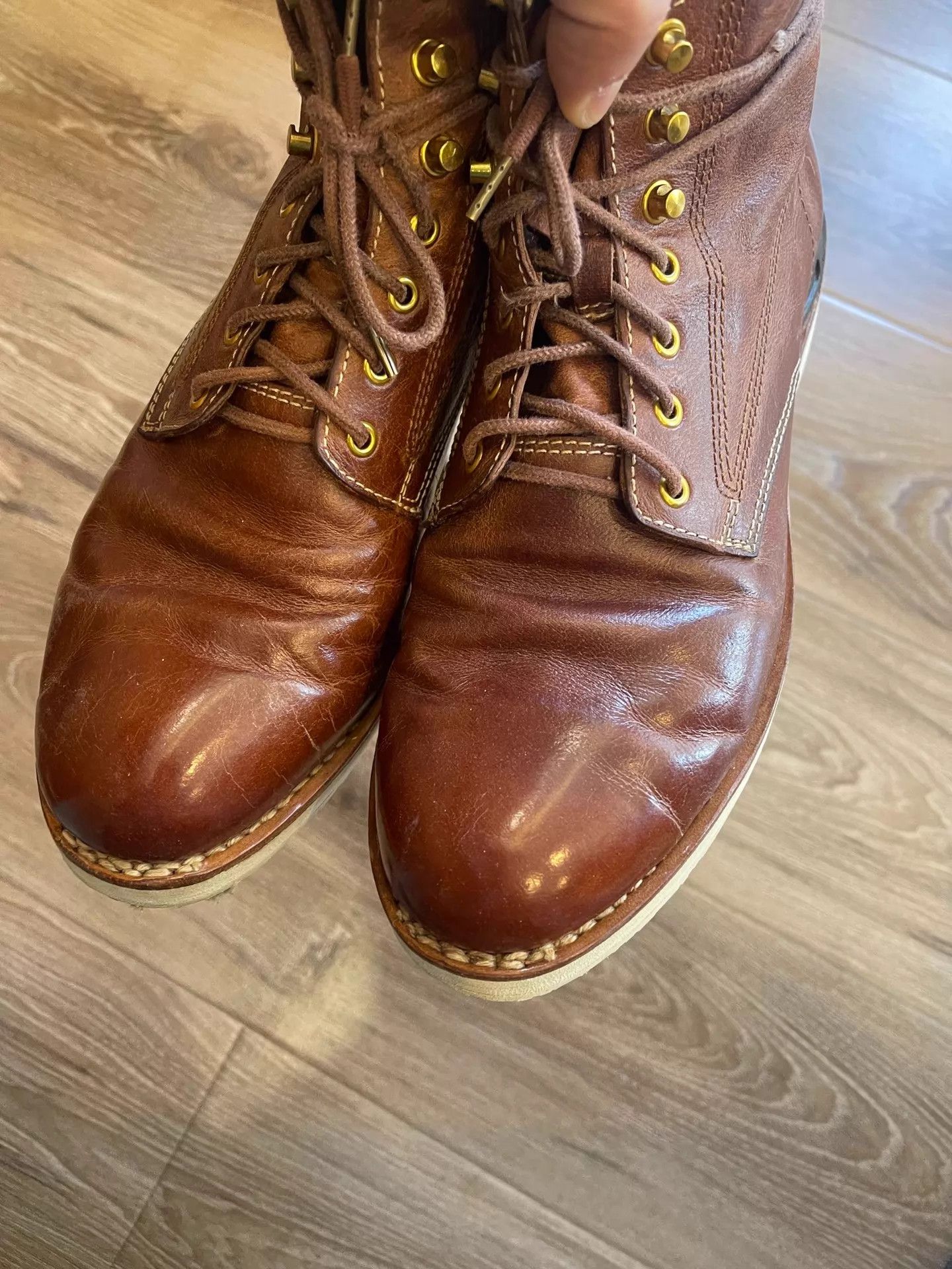 Visvim Visvim Virgil Boots Folk Kangaroo Spot Ltd 9 Near Mint Size US 9 / EU 42 - 4 Thumbnail