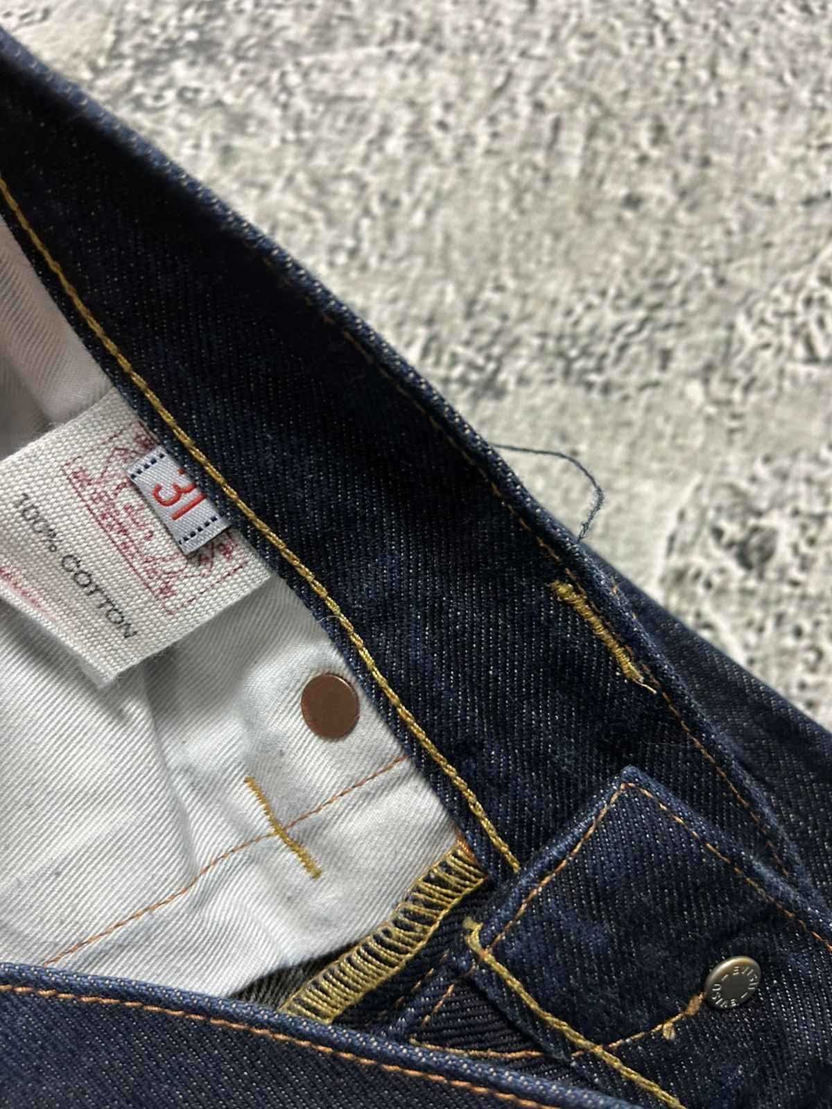 Evisu Evisu jeans daicock big logo smile face selvedge denim Size US 28 / EU 44 - 10 Thumbnail