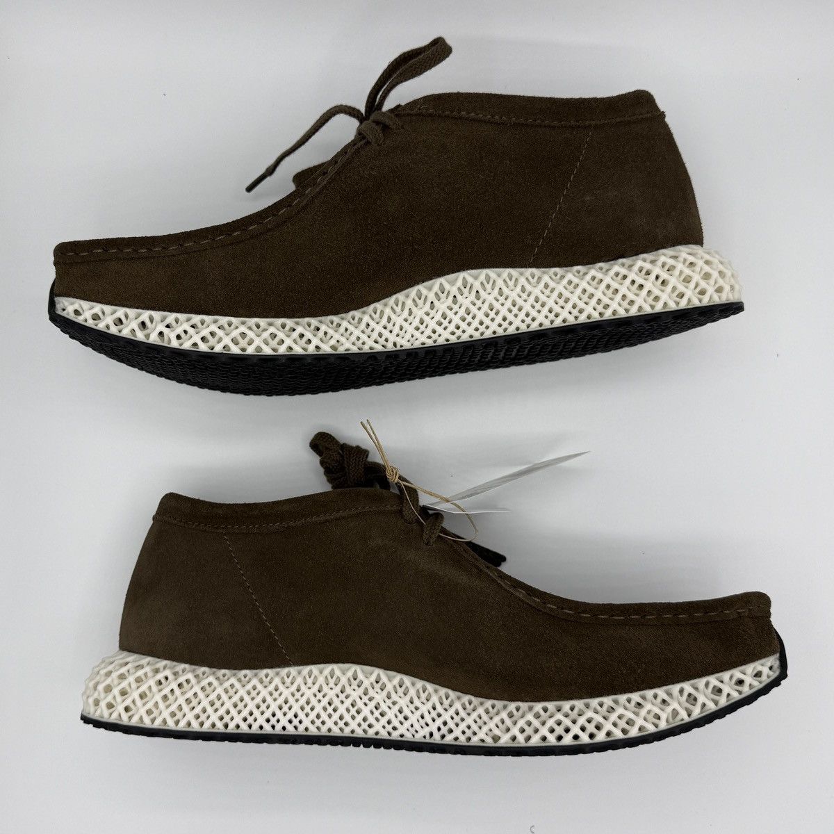 Adidas × Clarks × Kith ADIDAS x CLARKS Wallabee 4D - FIEG 8th St Brown / Dark Grey Size US 11.5 / EU 44-45 - 4 Thumbnail
