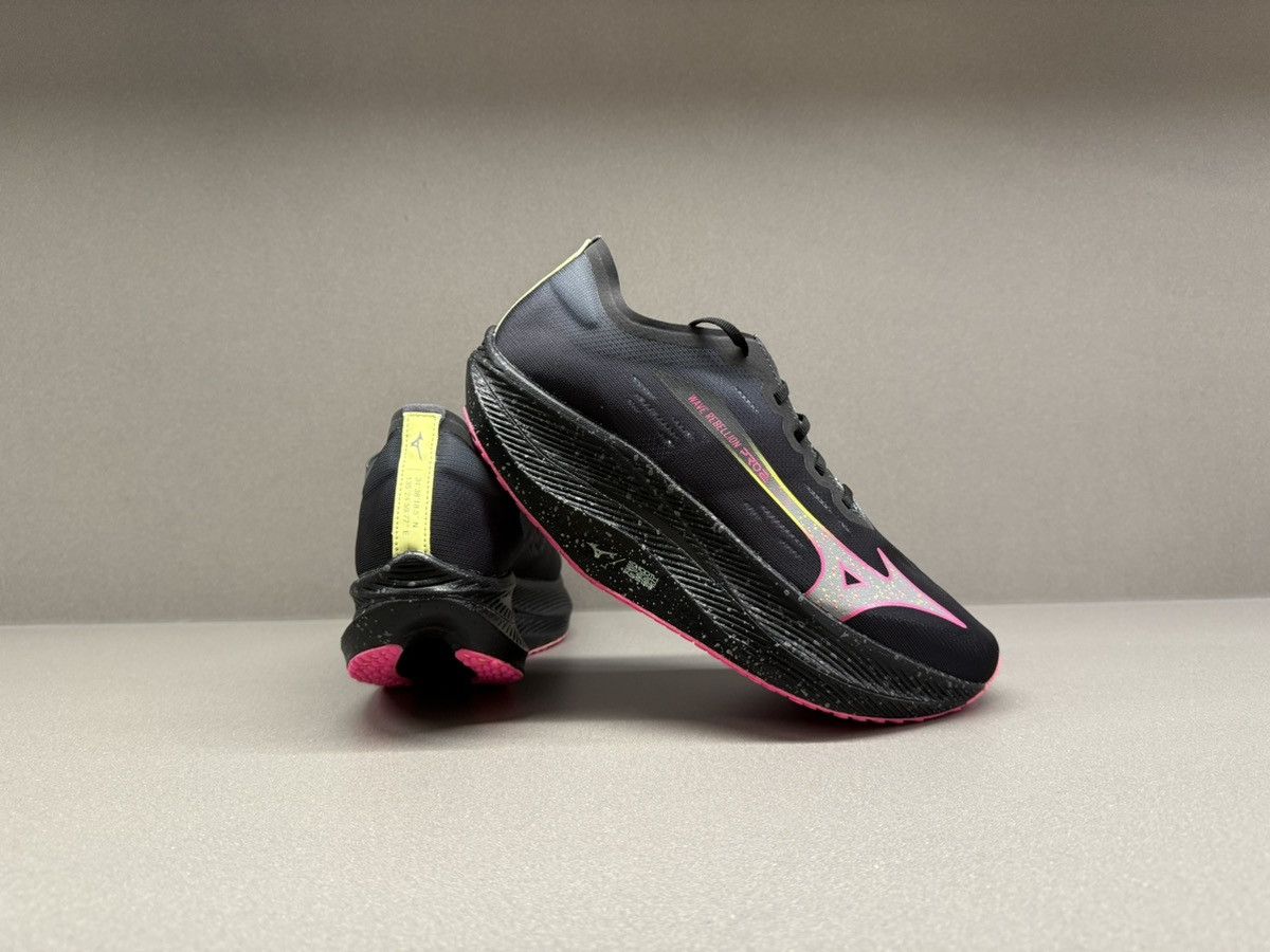 Mizuno Mizuno Wave Rebellion Pro 2 Black Silver Pink Tetra Size US 9.5 / EU 42-43 - 8 Thumbnail