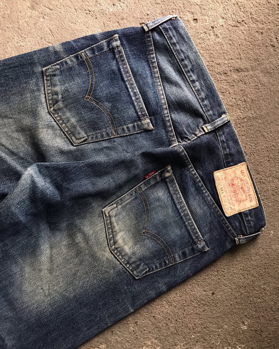 Levi's 501XX C big E selvedge raw denim Size US 33 - 1 Thumbnail