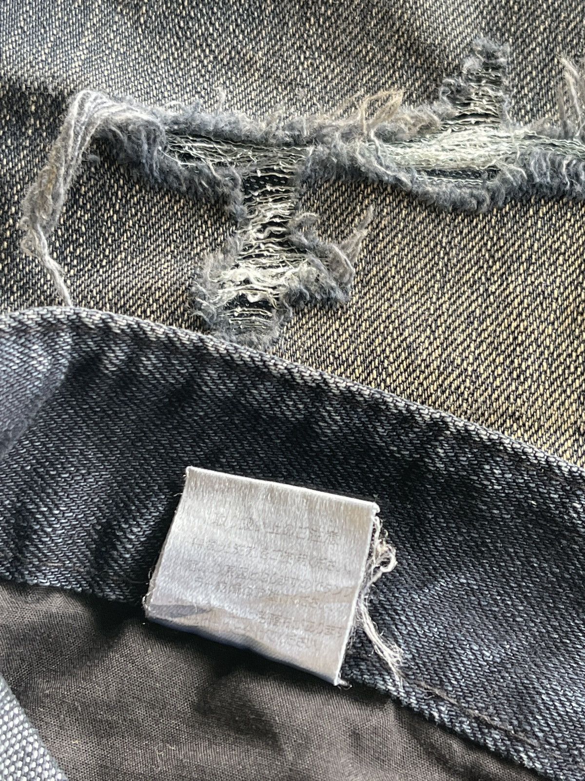 Japanese Brand CavariA Distressed Flare Denim Size US 30 / EU 46 - 15 Thumbnail