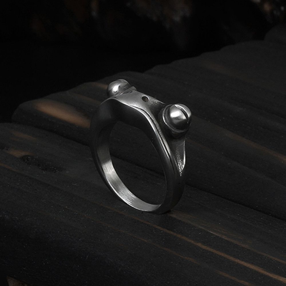 Handmade × Jewelry Creative Frog Ring Size ONE SIZE - 3 Thumbnail