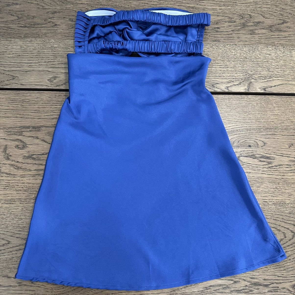 PRINCESS POLLY Princess Polly Shellie Mini Satin Strapless Dress Size 2 Size XS / US 0-2 / IT 36-38 - 2 Thumbnail