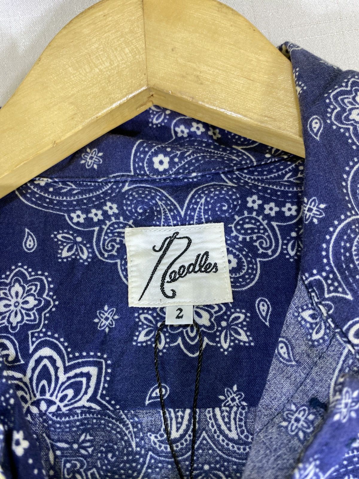 Needles bandana paisley cotton shirt slim fit Size US S / EU 44-46 / 1 - 3 Thumbnail