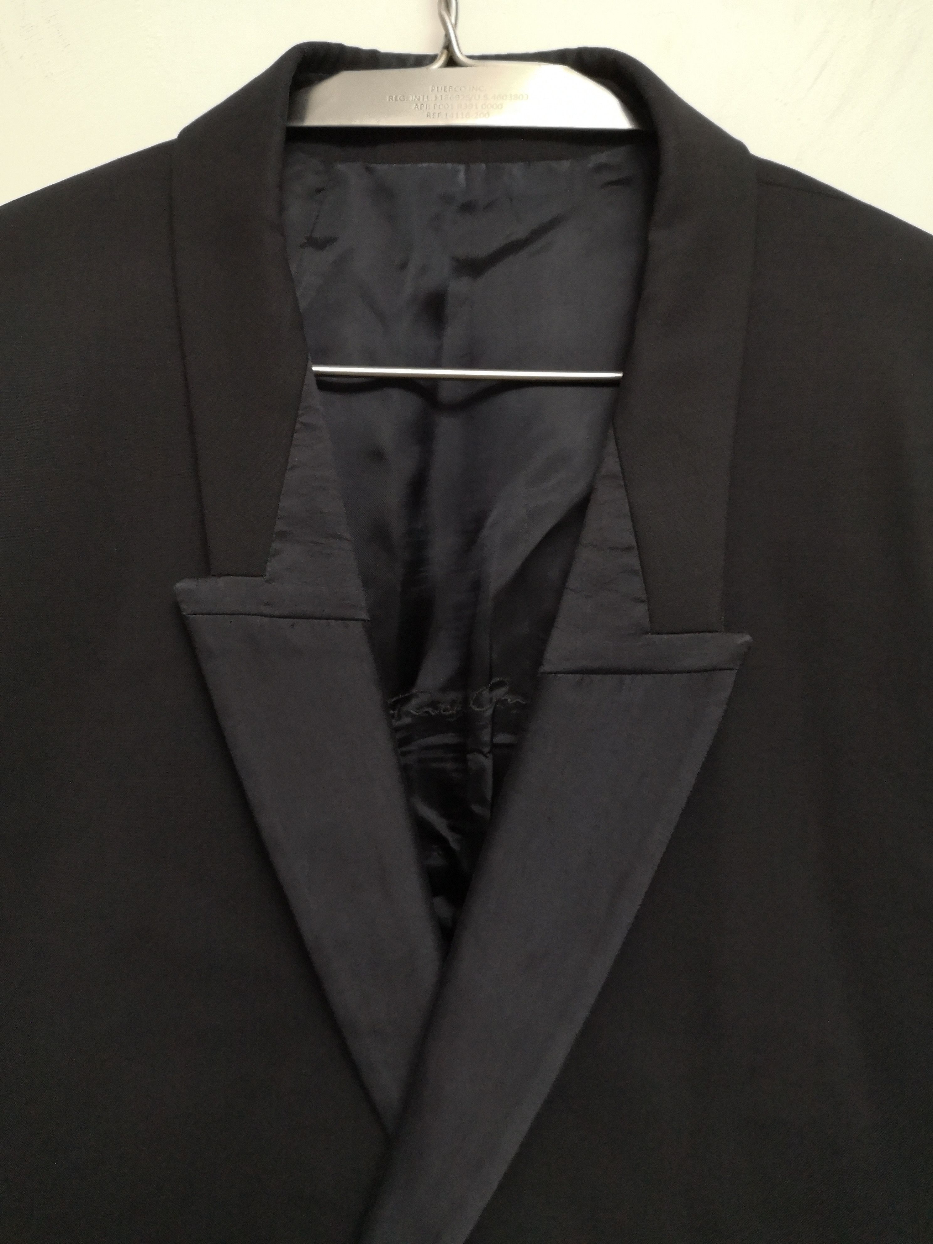 Rick Owens Rick Owens Exaggerated Shoulder Blazer Jacket In Black Wool Size 50R - 7 Thumbnail