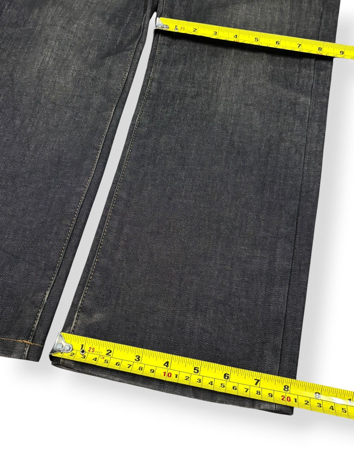 Uniqlo Vintage Uniqlo UJ Black Honeycomb Faded Jeans Size US 32 / EU 48 - 14 Thumbnail