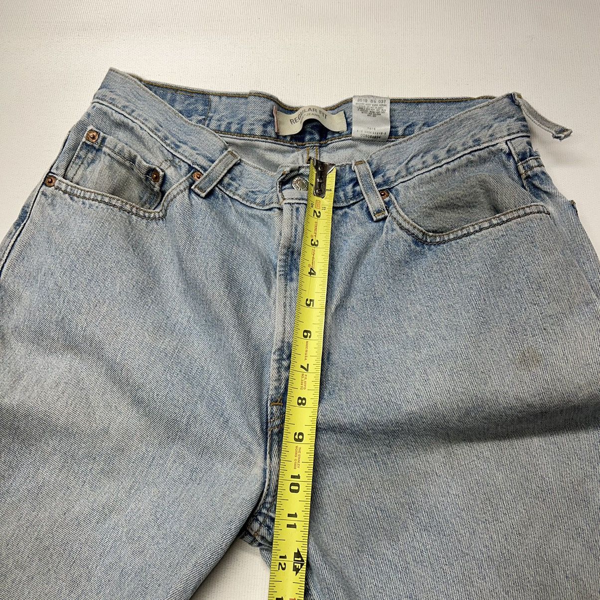 Levi's × Vintage Levis 505 Jeans Blue Straight Regular Fit Denim Y2K Size US 34 / EU 50 - 22 Thumbnail